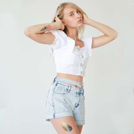 Набор из 25 VoiceBook временных татуировок Summer Breeze Летний бриз
