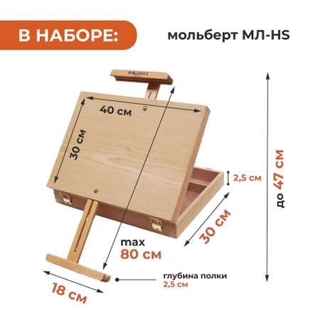 Набор для рисования Малевичъ подарочныйнабор картина акрилом