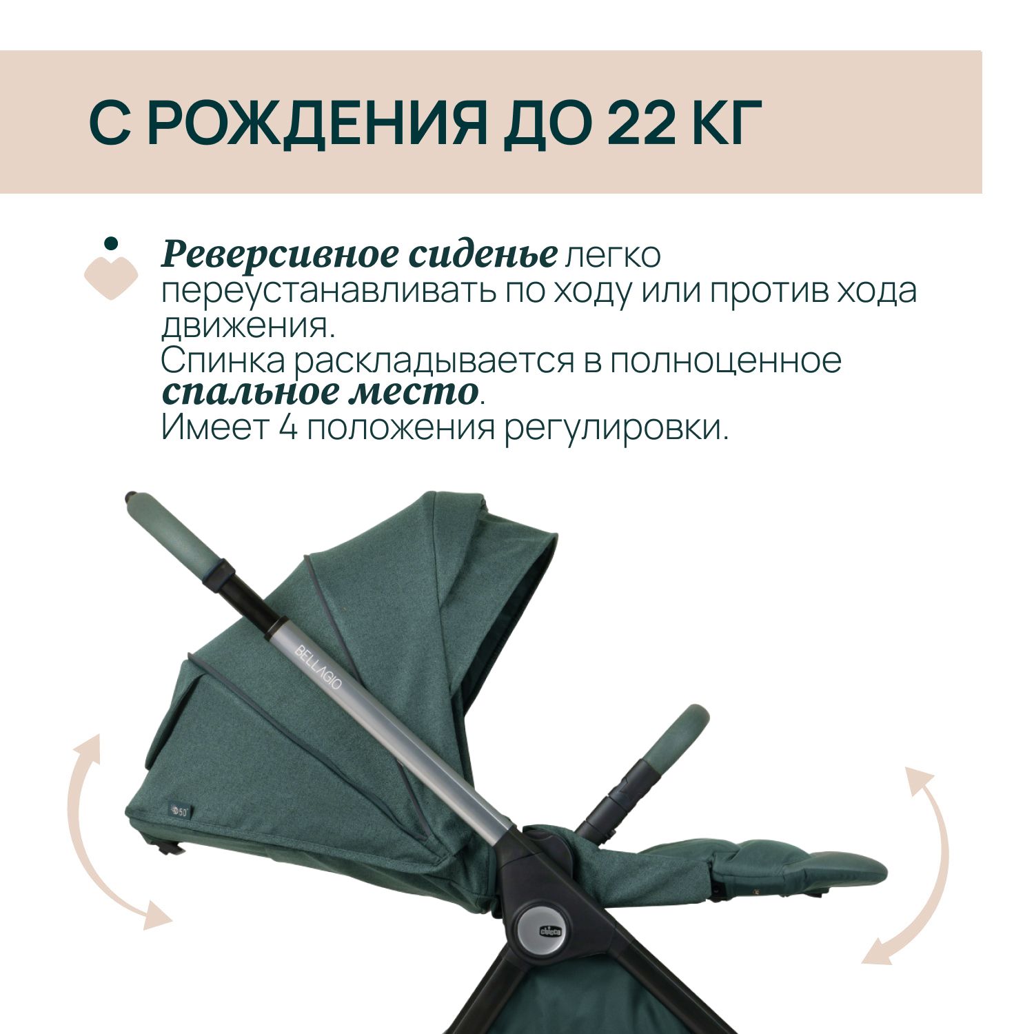 Коляска прогулочная Chicco серый - фото 11