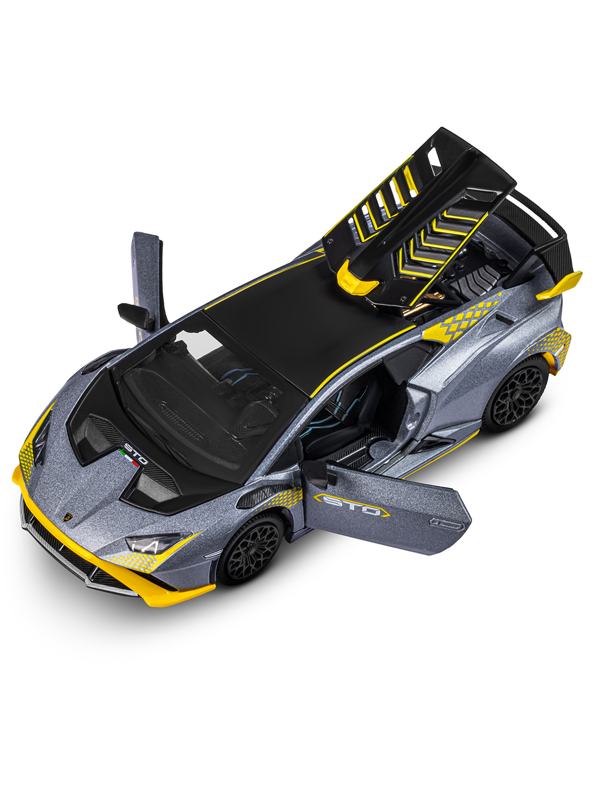 Автомобиль АВТОпанорама Lamborghini Huracan STO 1:24 JB1251759 - фото 23