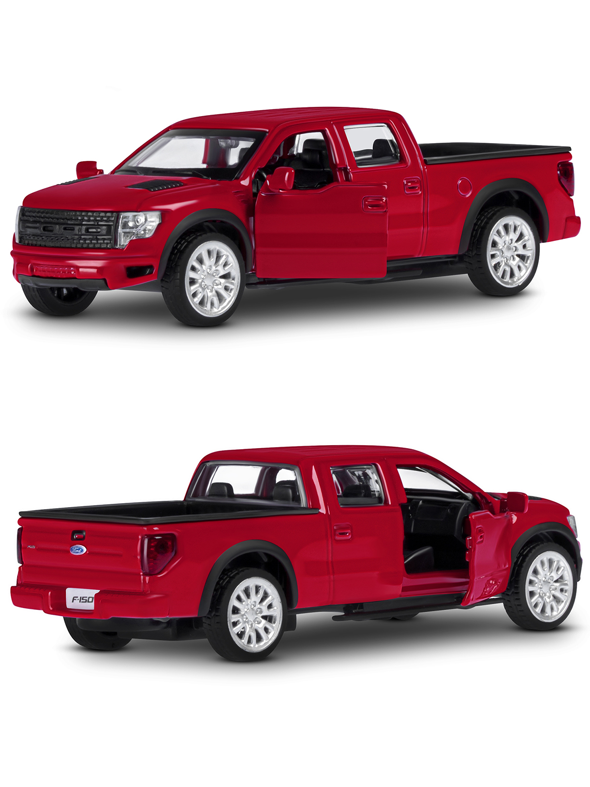 Пикап АВТОпанорама Ford F 150 SVT Raptor 2 1:52 JB1251273 - фото 7
