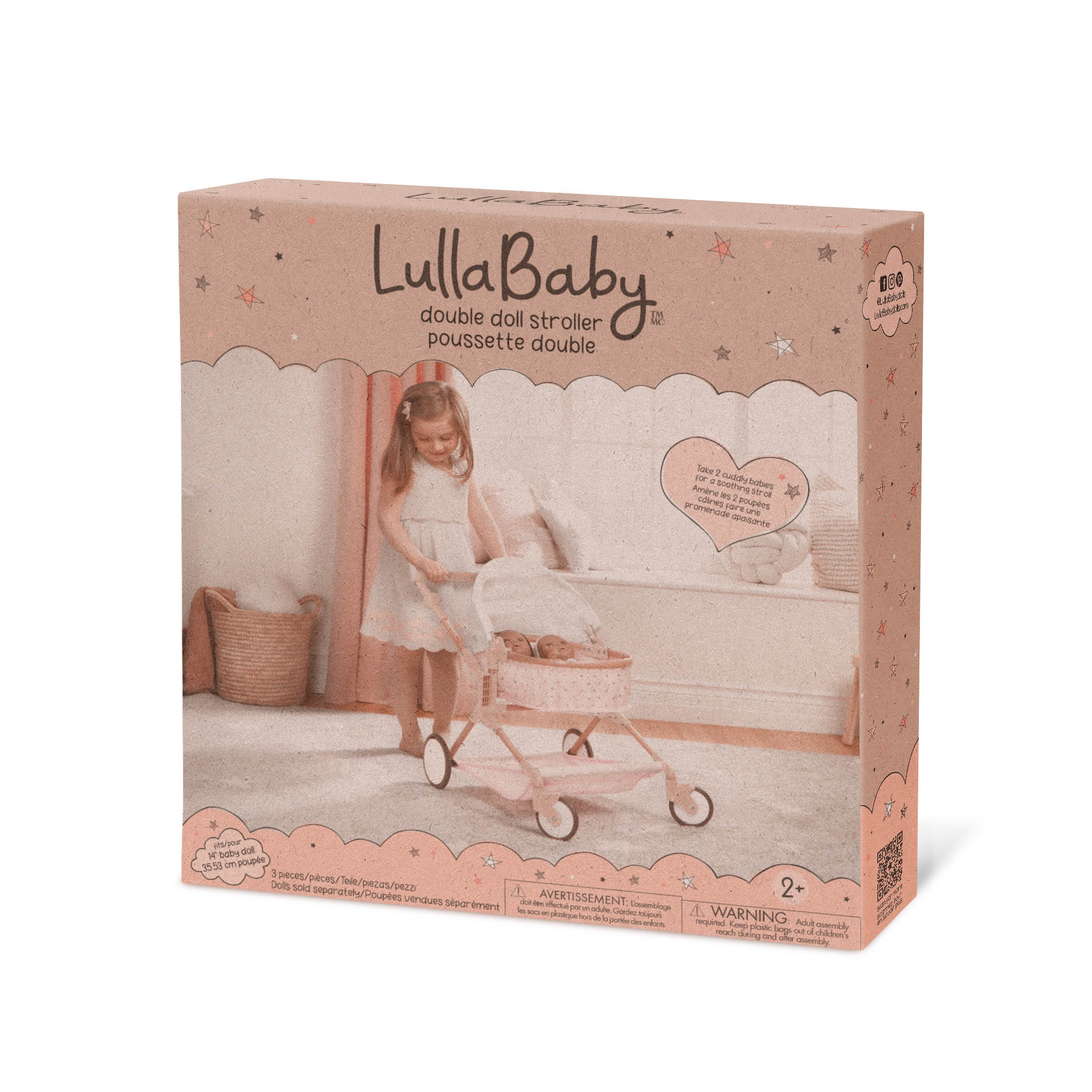 Коляска-люлька для кукол Lulla Baby LBY7618 - фото 9