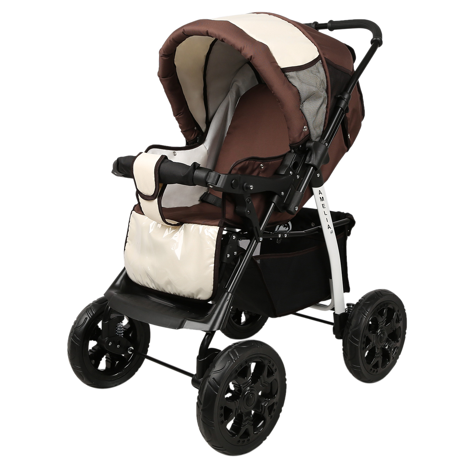 Коляска трансформер alis Amelia бежевый - фото 3