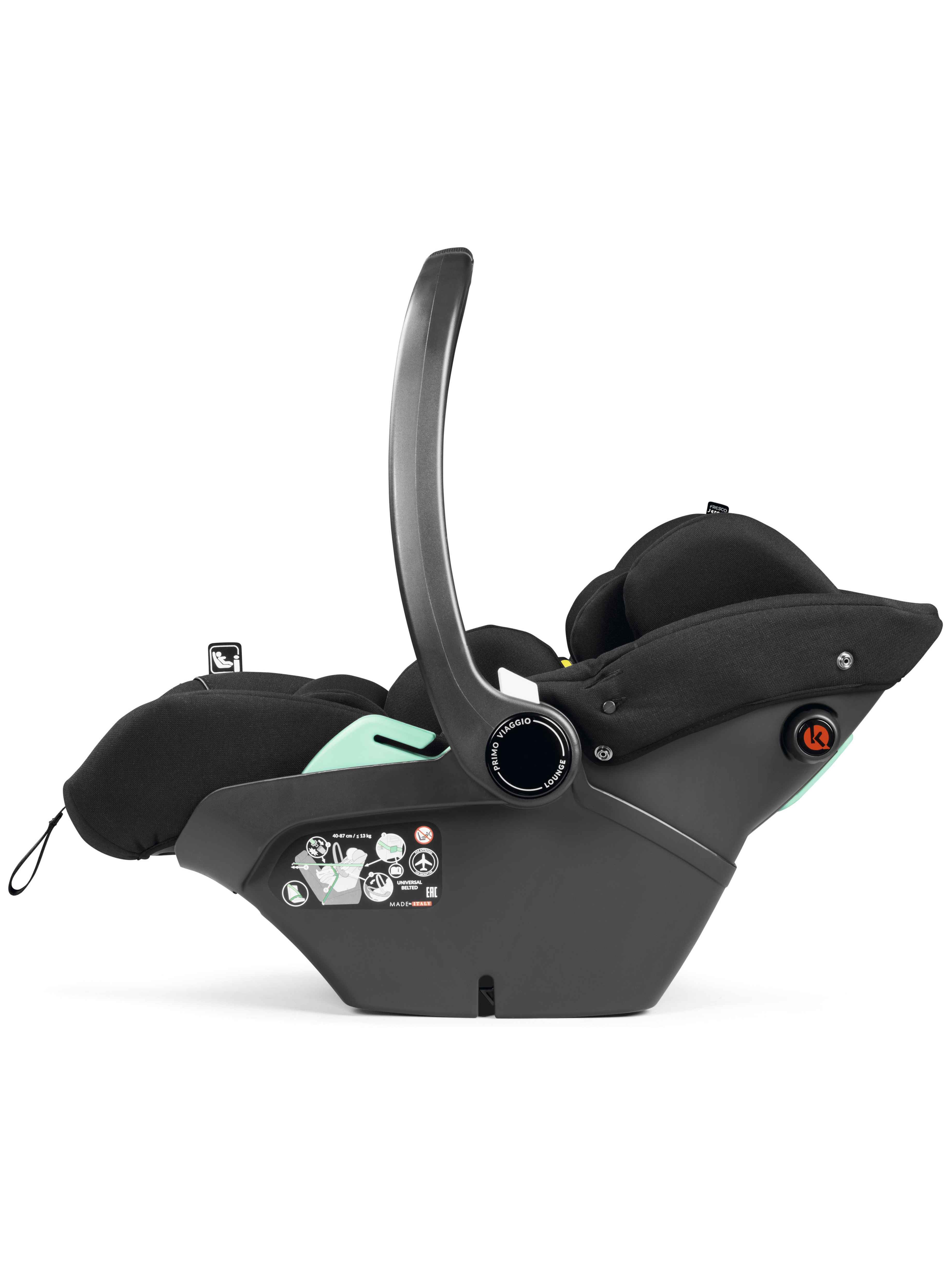 Автокресло Peg-Perego Lounge 0 (0 -13 кг) черный - фото 7