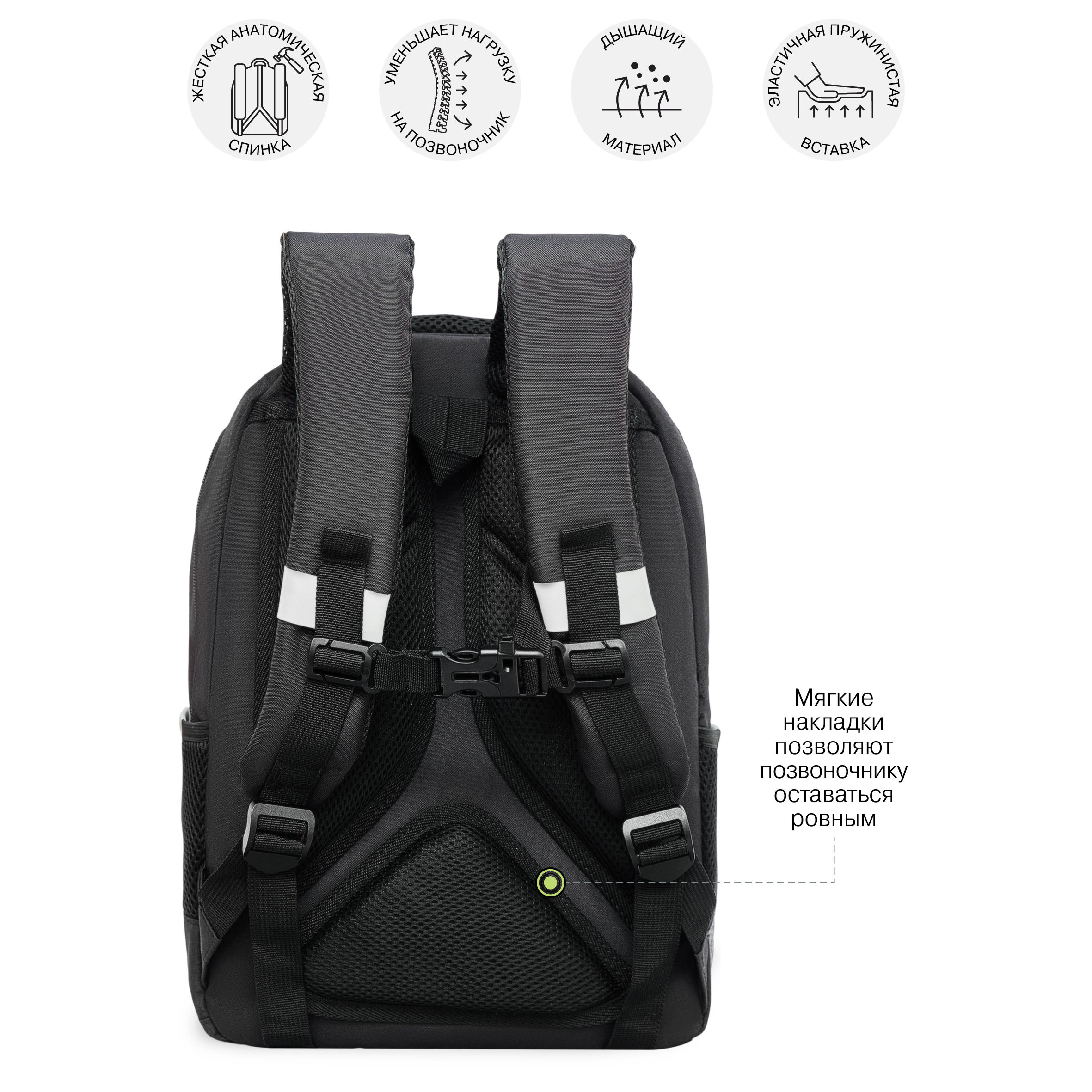 Рюкзак Grizzly Серебро - фото 8