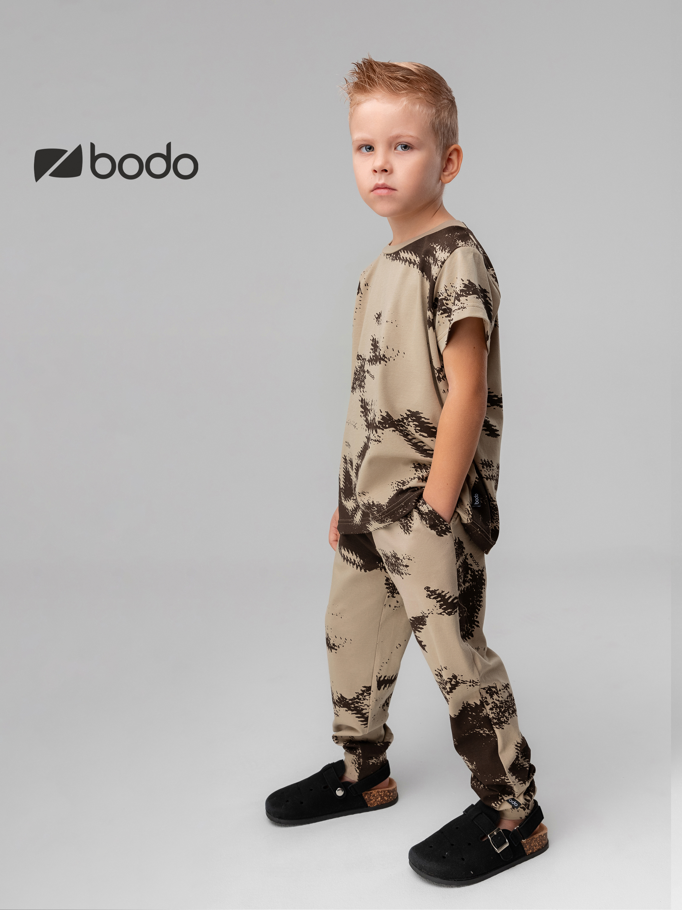Костюм спортивный Bodo 11-360МU_бежевый (коричневый) - фото 4