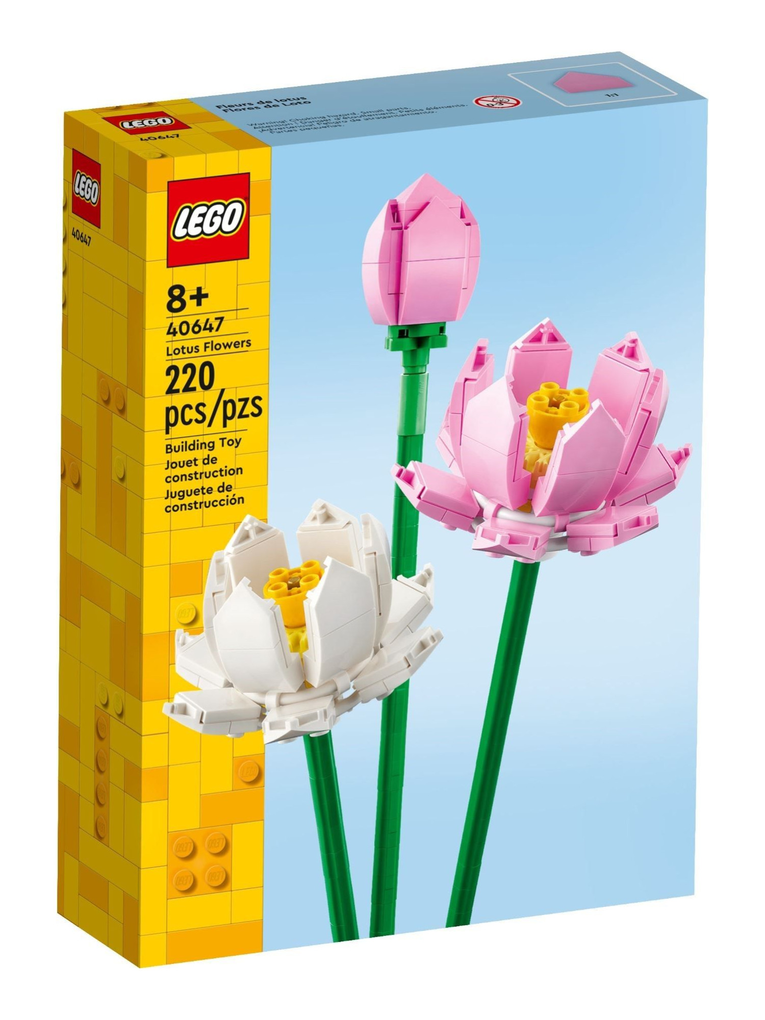 Конструктор LEGO Botanicals Цветы лотоса 220 дет. - фото 1