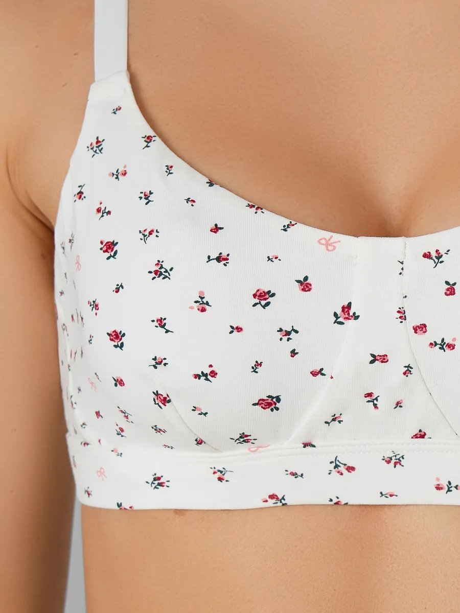 Бюстгальтер Mark Formelle (Марк Формэль) 512519/букетики на молочном - фото 6