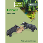 Фигурка DARWIN Лесные животные Барсуки