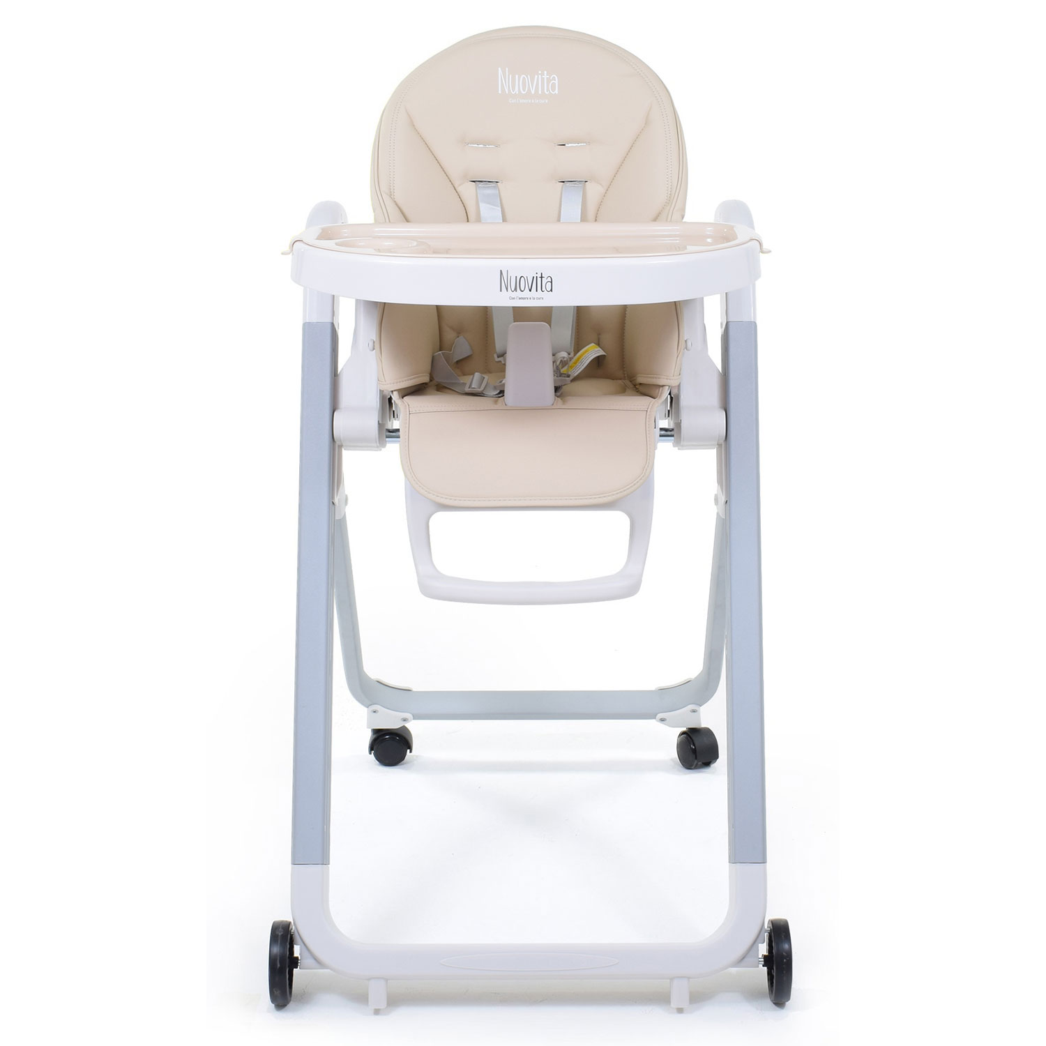 Стульчик для кормления Nuovita Futuro Bianco Sabbia бежевый - фото 12