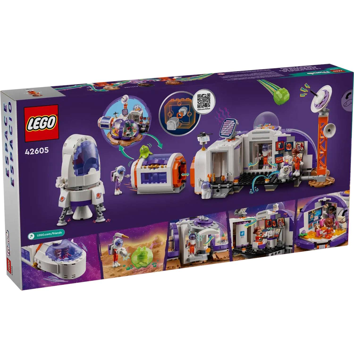 Конструктор LEGO Friends Марсианская база и ракета блочный - фото 9