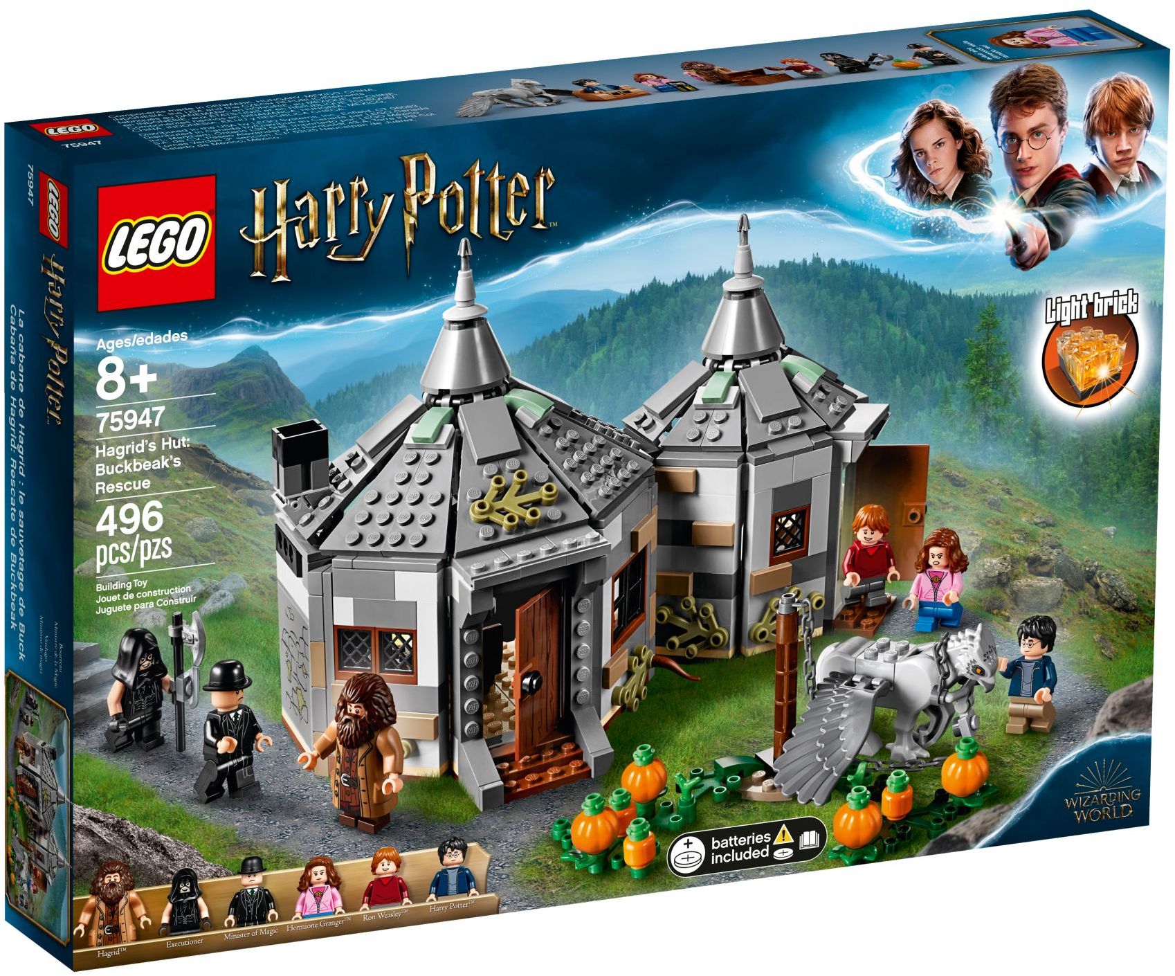 Изображение товара Конструктор LEGO Harry Potter Спасение Клювокрыла 75947, 496 деталей, для детей от 6 лет