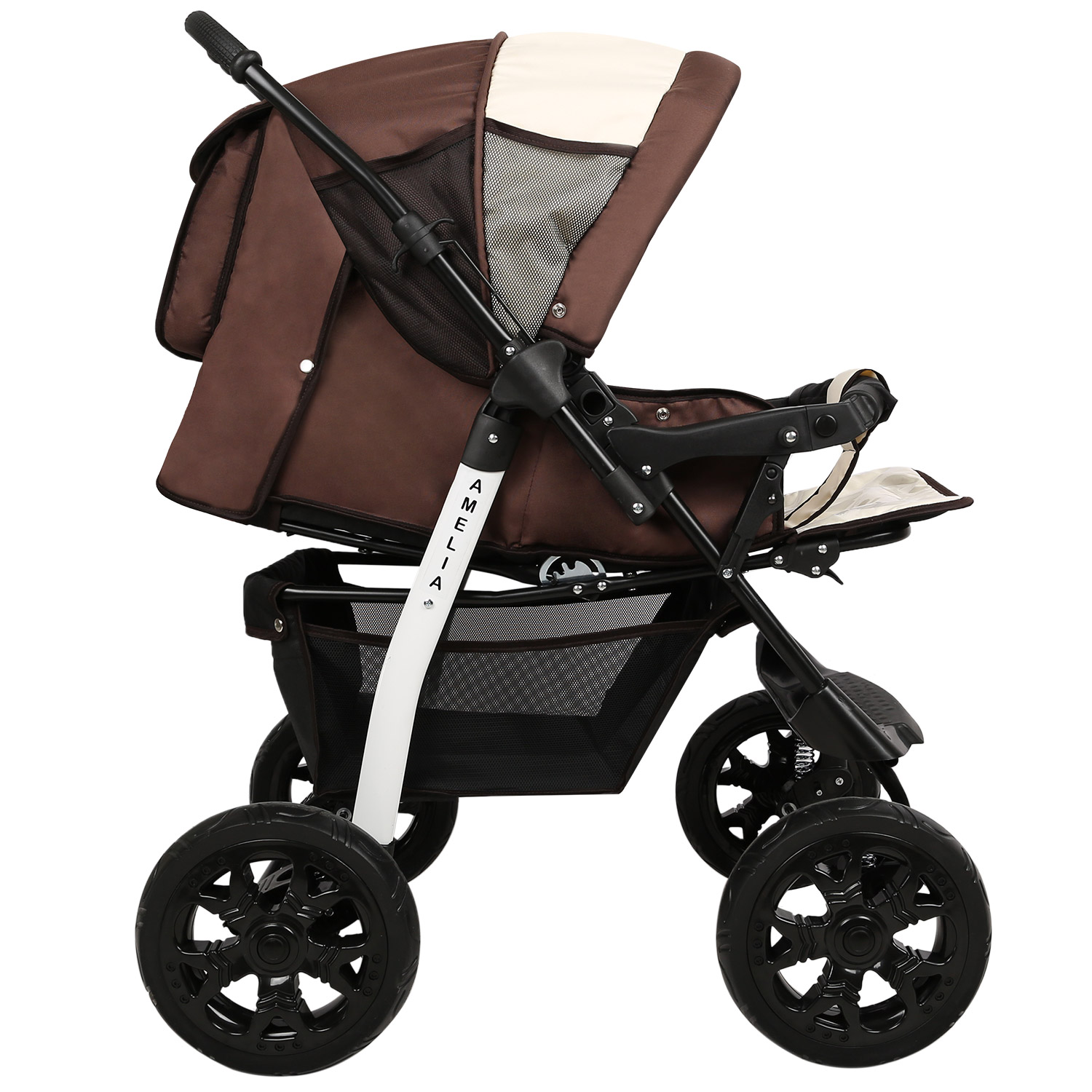 Коляска трансформер alis Amelia бежевый - фото 6