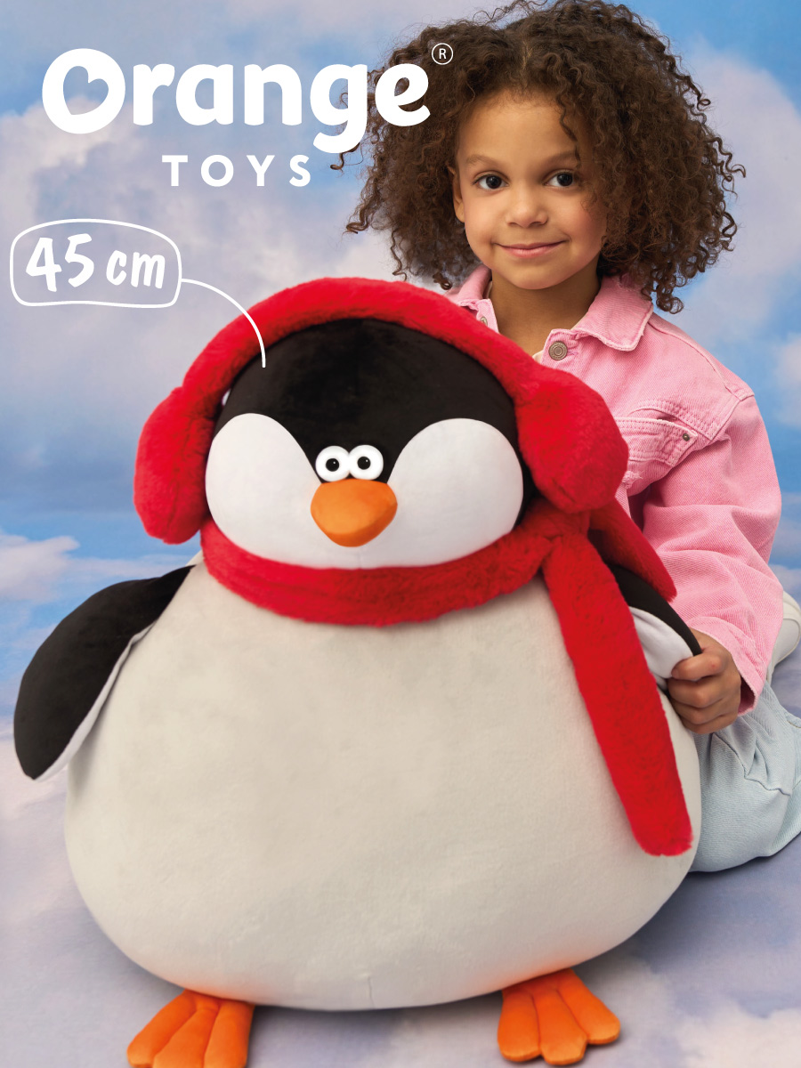 Мягкая игрушка Orange Toys Толстый Пингвин 33х33х45 см - фото 1