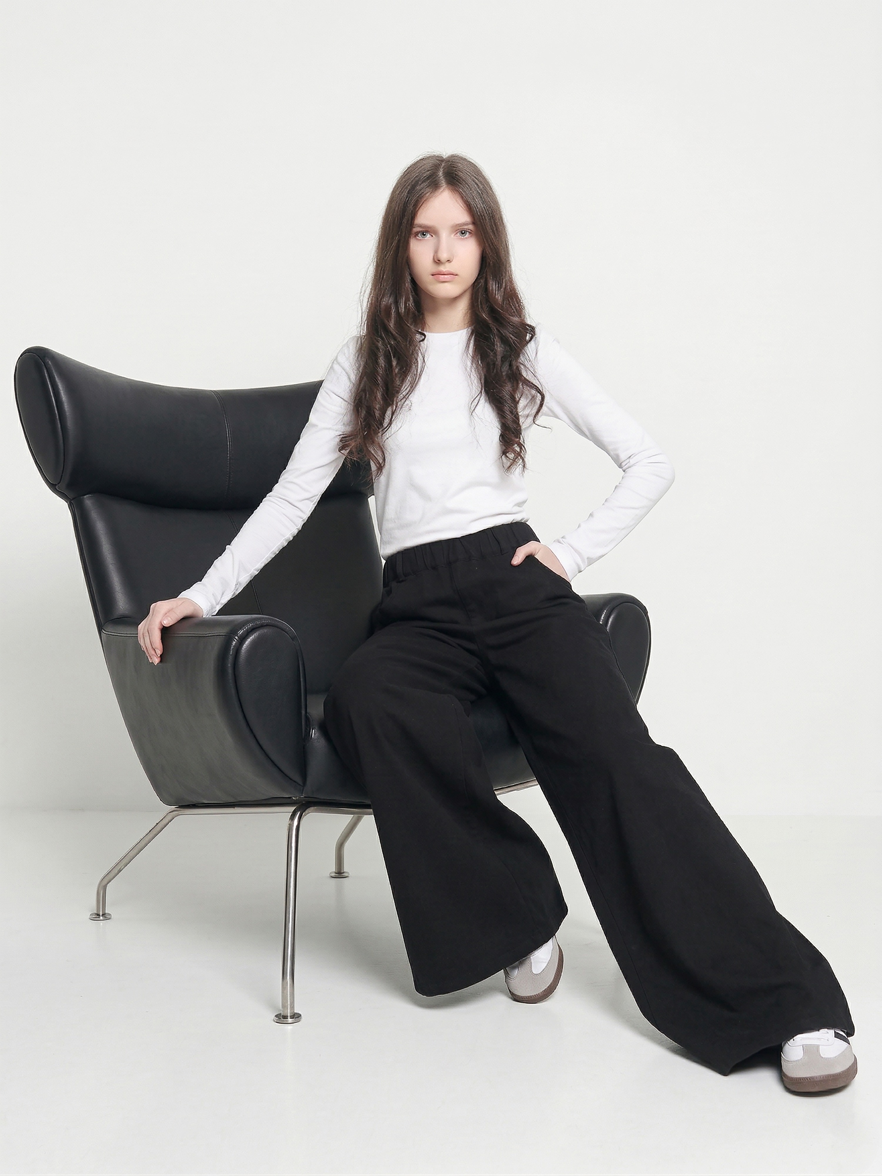 Джинсы-палаццо СИНИЙ МИР R35-IL - фото 9