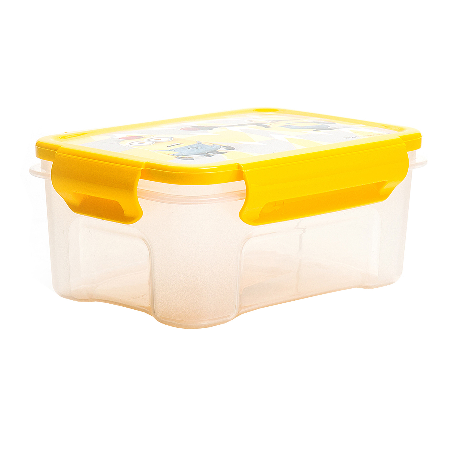 Контейнер для СВЧ Полимербыт Миньоны 0.75л Желтый - фото 1