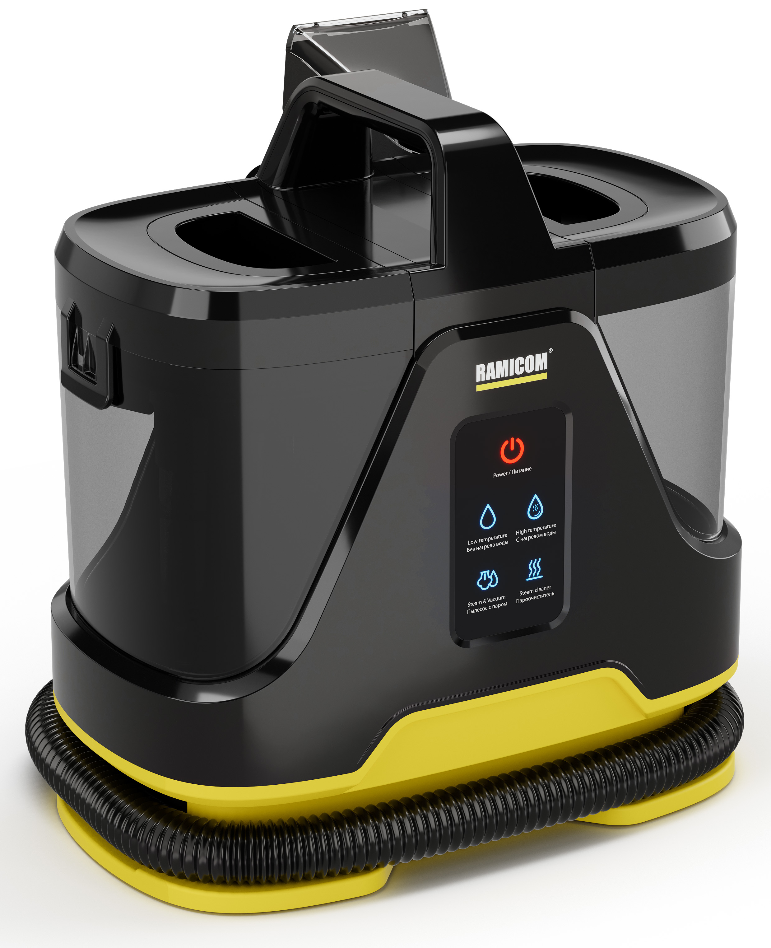 Моющий пылесос с горячим паром Ramicom RWC3500 для чистки мебели ковров авто и дома - фото 14