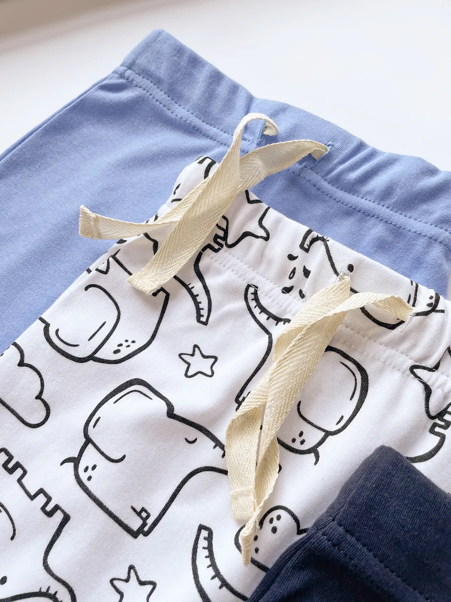 Штанишки 3 шт Супер Пупс нбр/3пр/шт/SK21небесныймокрыйасфальтслоники - фото 2