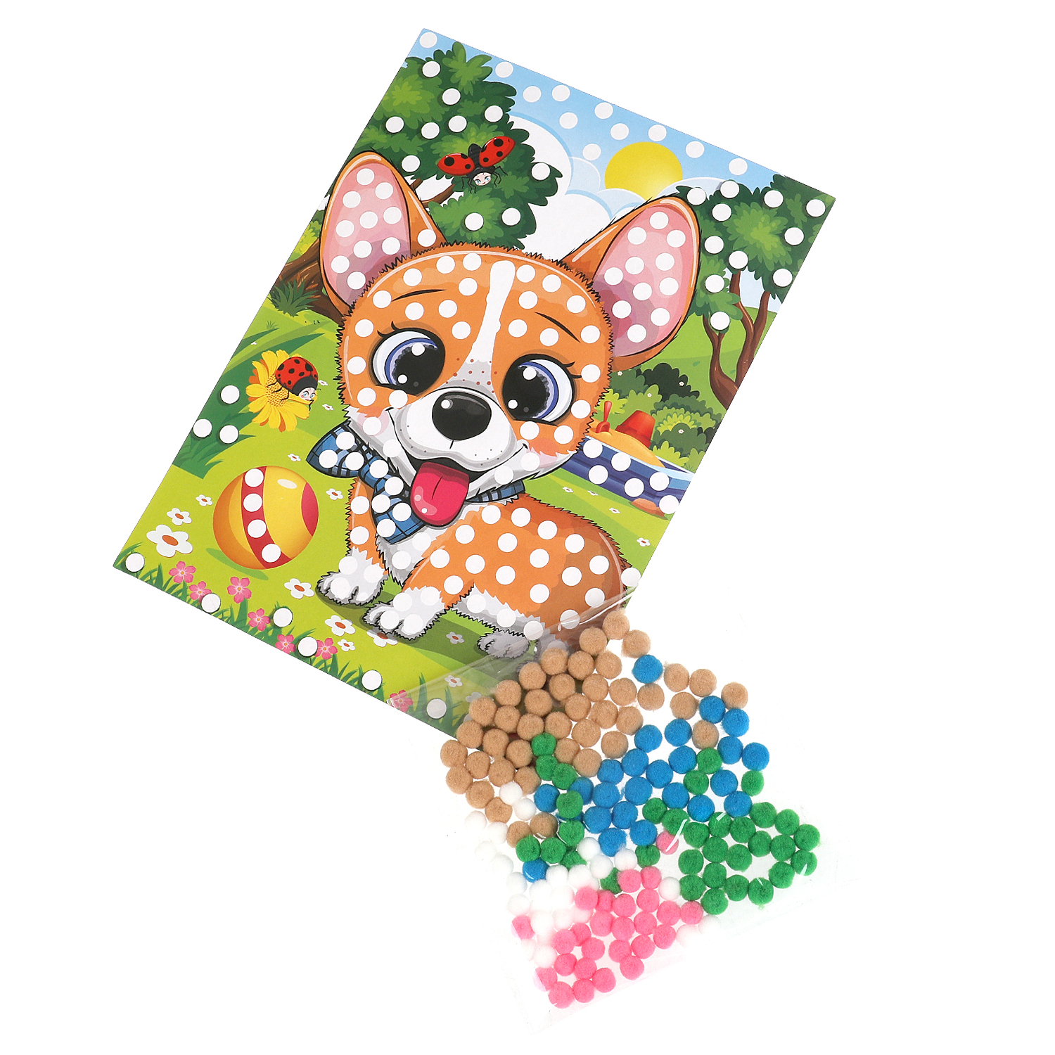 Набор для творчества Multiart Корги аппликация - фото 3