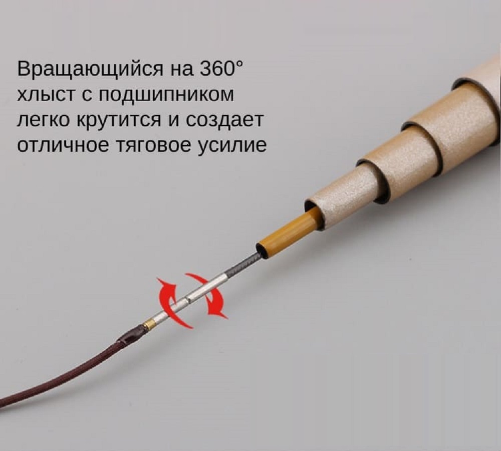 Удилище Клёв100 для ловли методом Херабуна ZZ-75 длина 3.6м строй 37-46 - фото 10