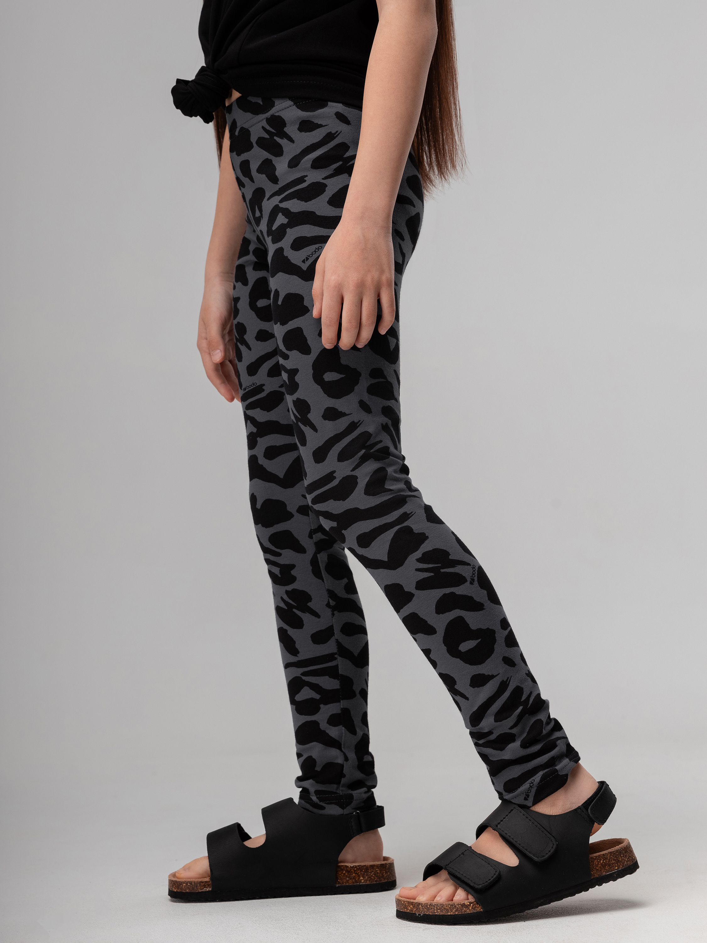 Леггинсы Bodo 15-158MU_серый (черный) - фото 6