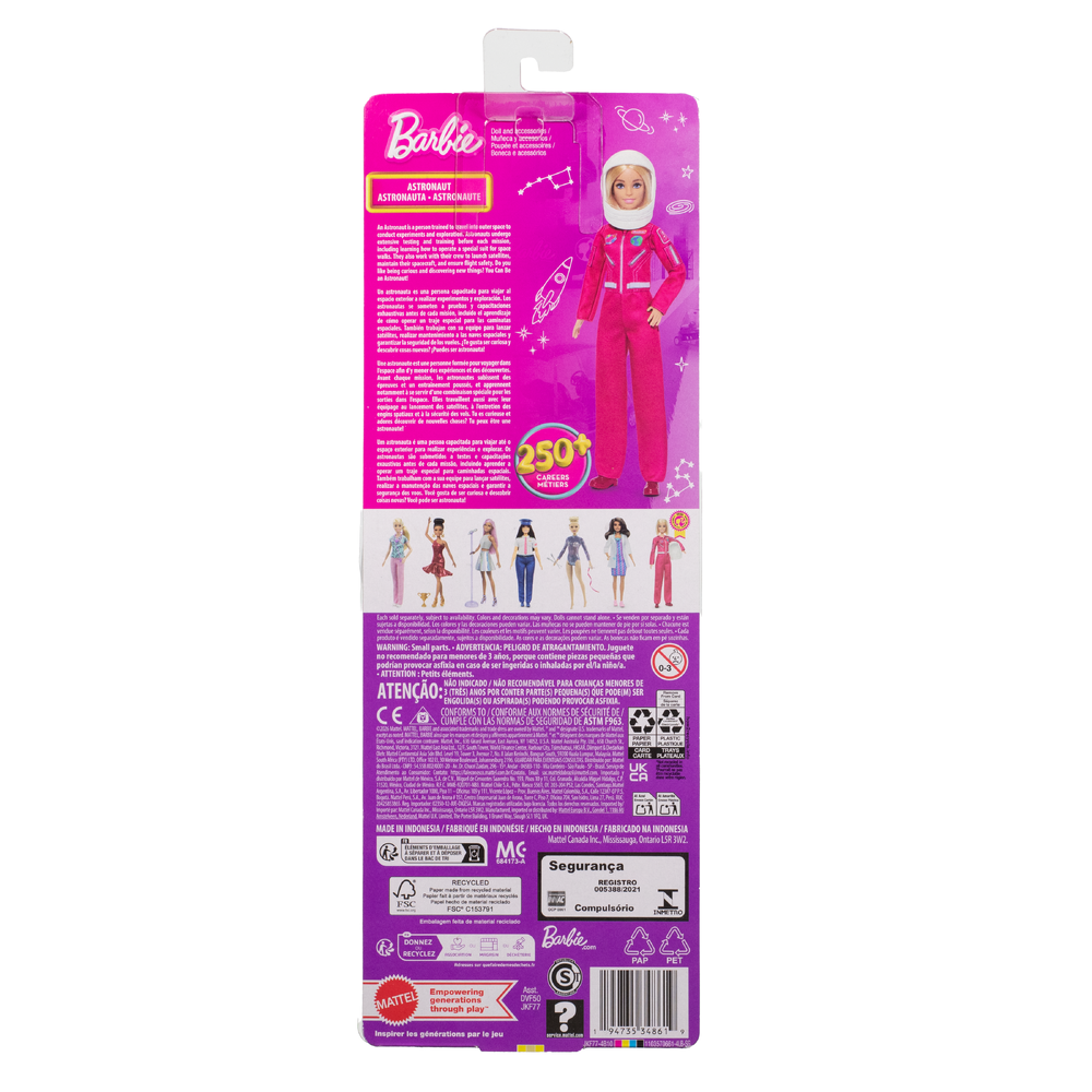 Кукла модельная Barbie Астронавт JKF77 JKF77 - фото 10