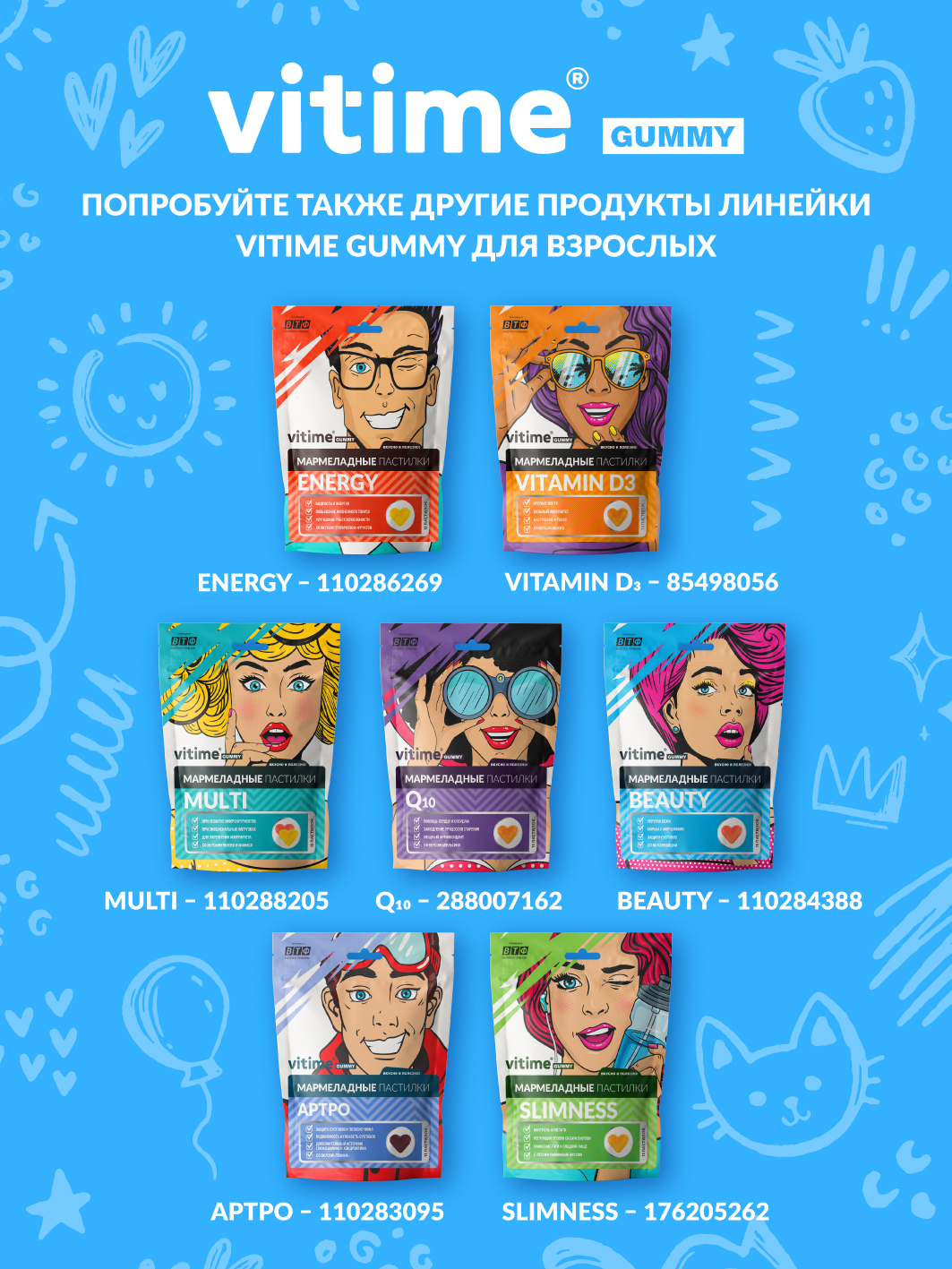 Витамины для памяти Vitime и мозга взрослым - фото 11