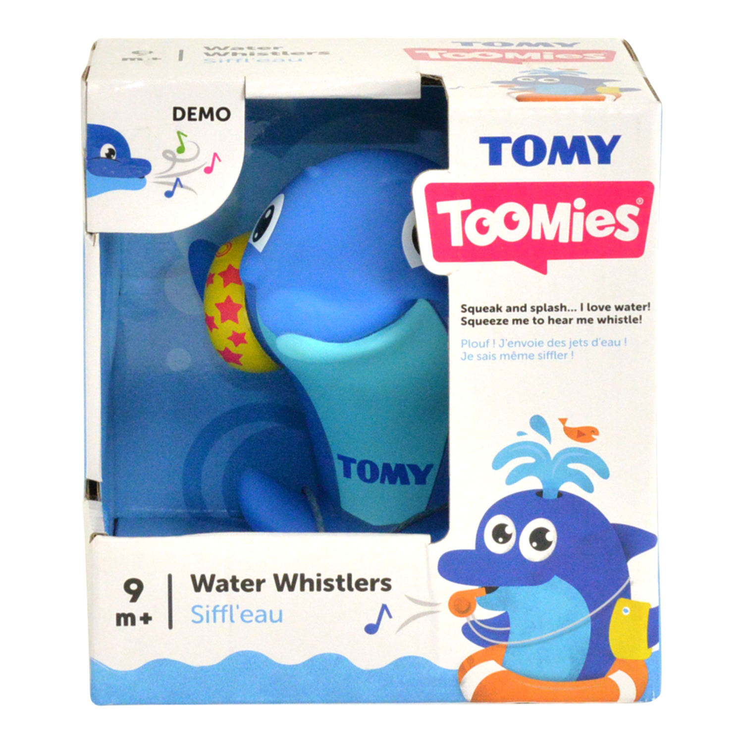 Изображение товара Игрушка для ванны Tomy Веселый дельфин с свистком безопасная для малышей Изображение товара Игрушка для ванны Tomy Веселый дельфин с свистком безопасная для малышей