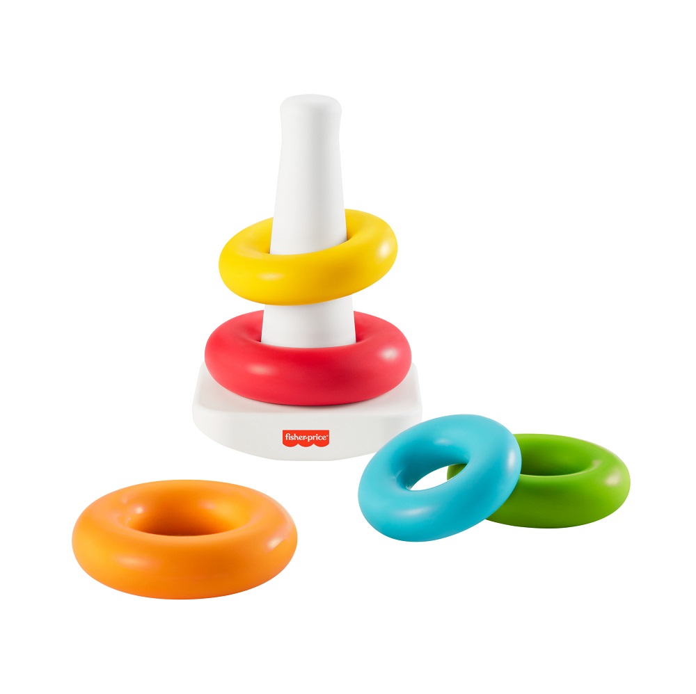 Игрушка Fisher Price пирамидка Складывай и толкай - фото 7