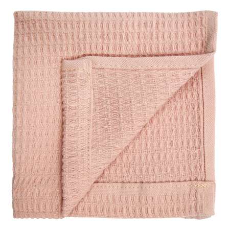 Полотенце вафельное Spany Home Pike 30*30см Нежно-розовый