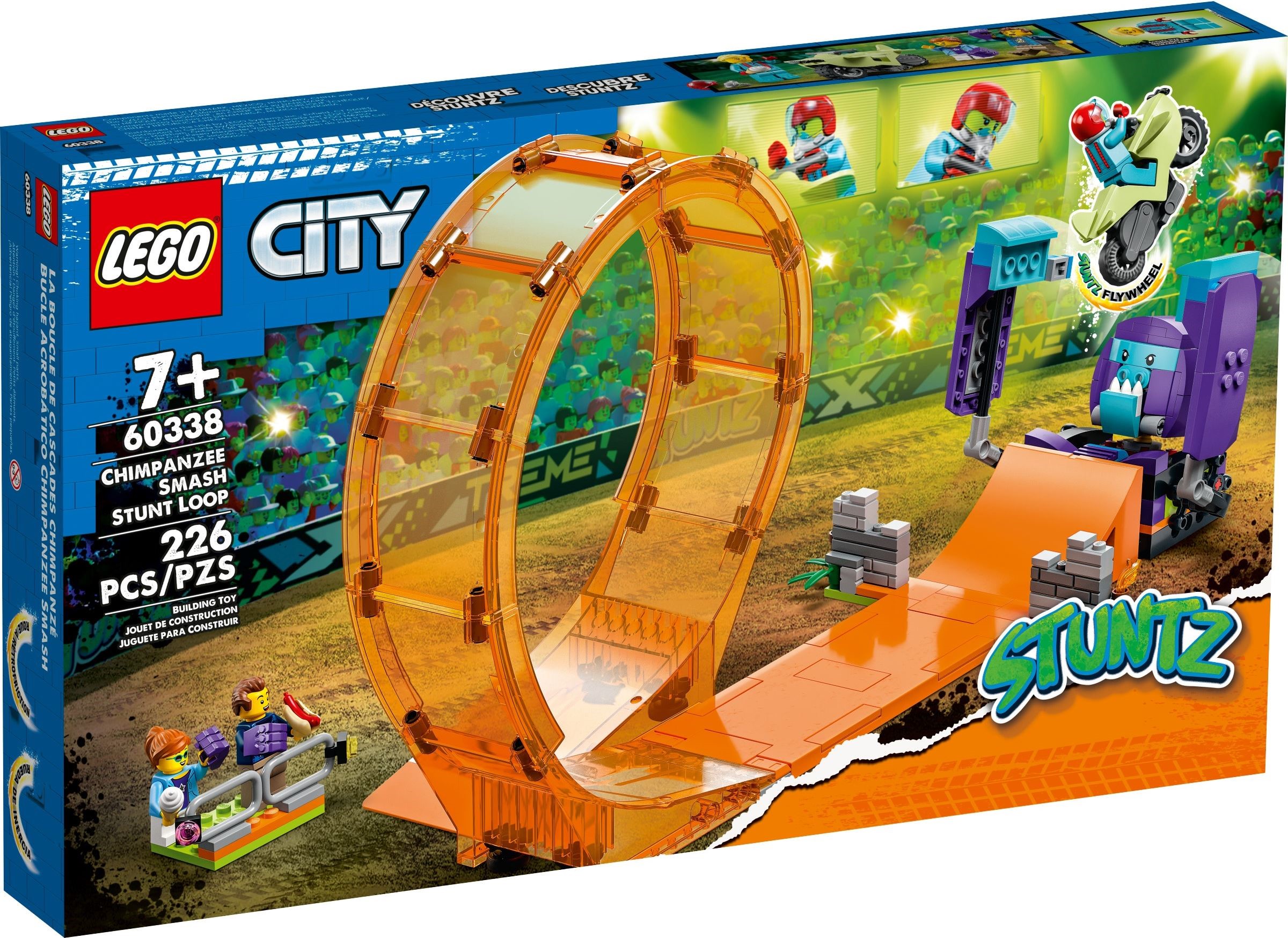 Изображение товара LEGO City Трюковая петля 60338 конструктор для активных игр и трюков