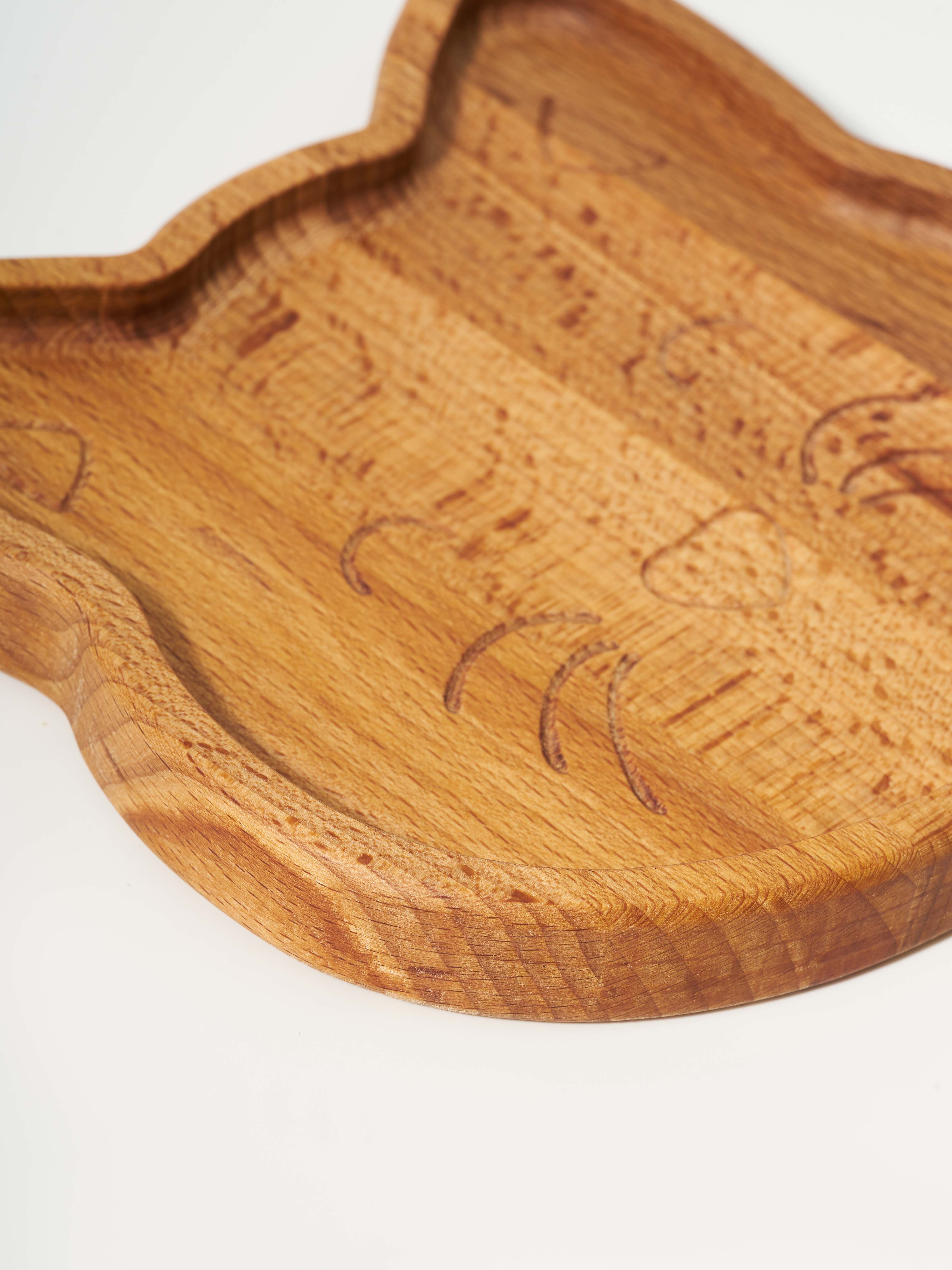 Тарелка детская Plates and More деревянная - фото 4