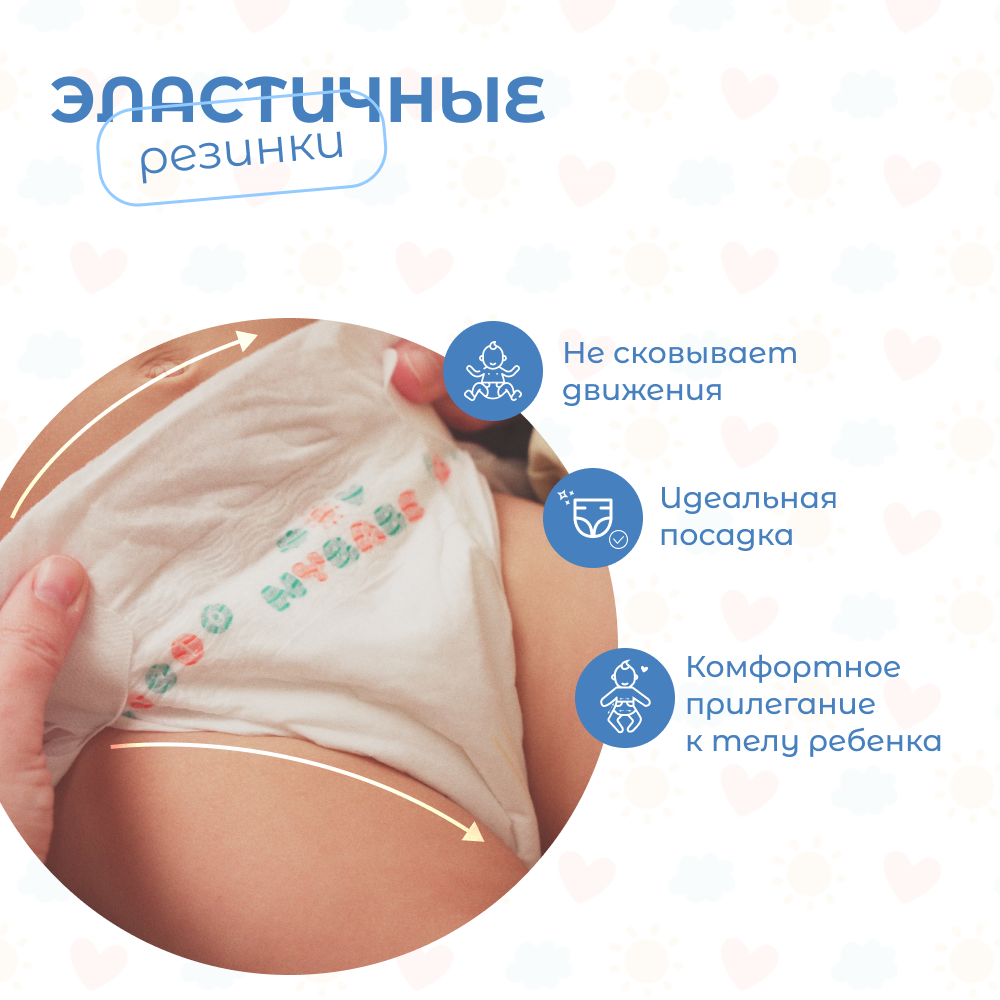 Подгузники NYBABE Ultra Comfort XL (12-17 кг) 44 шт. - фото 11