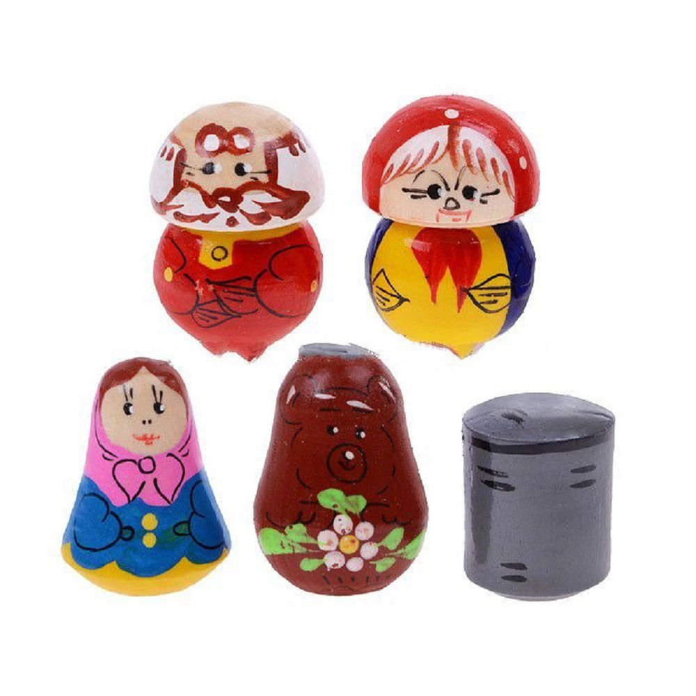 Пальчиковый театр Нескучные игры Маша и медведь 5 фигурок - фото 2