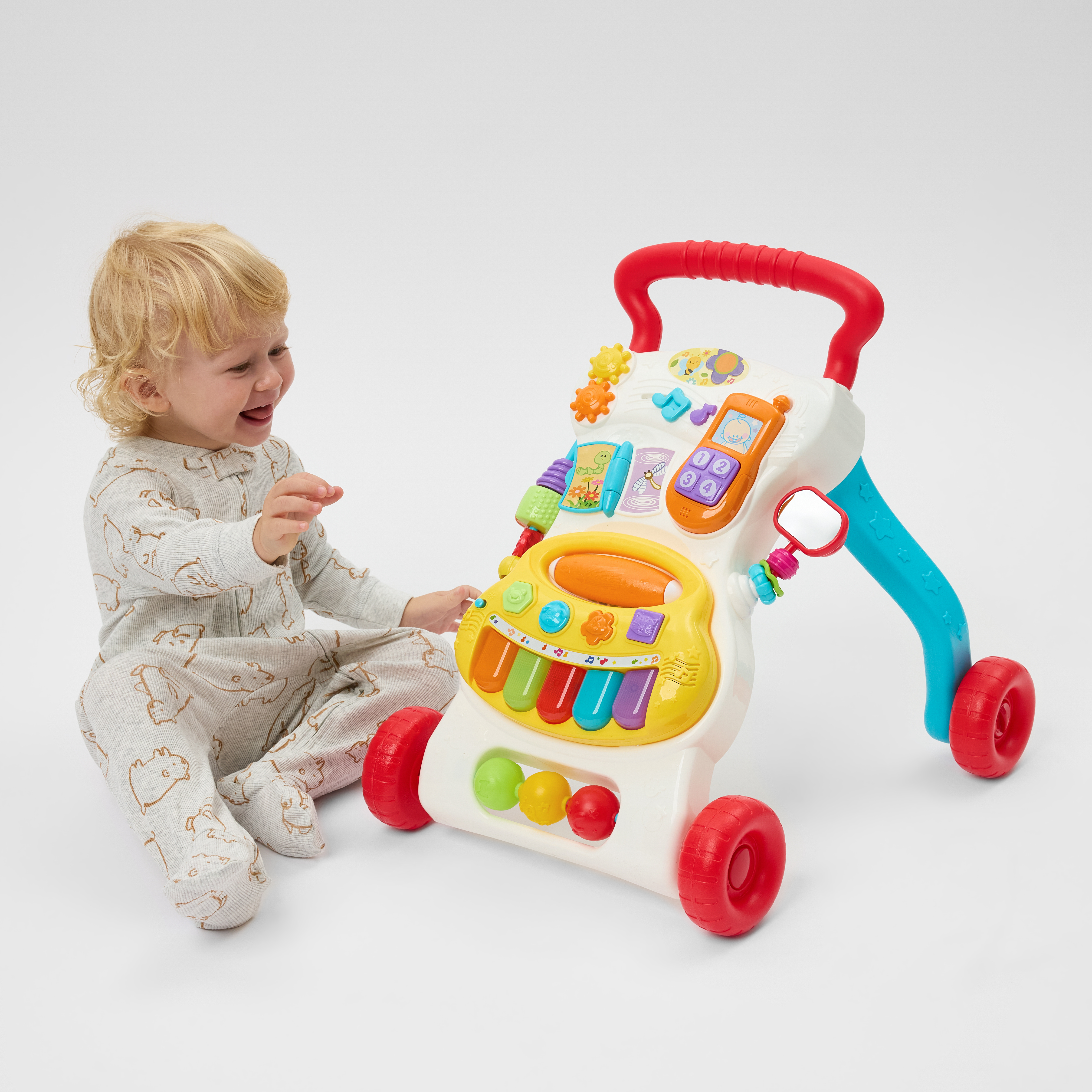 Ходунки BabyGo Активити с ручкой - фото 4