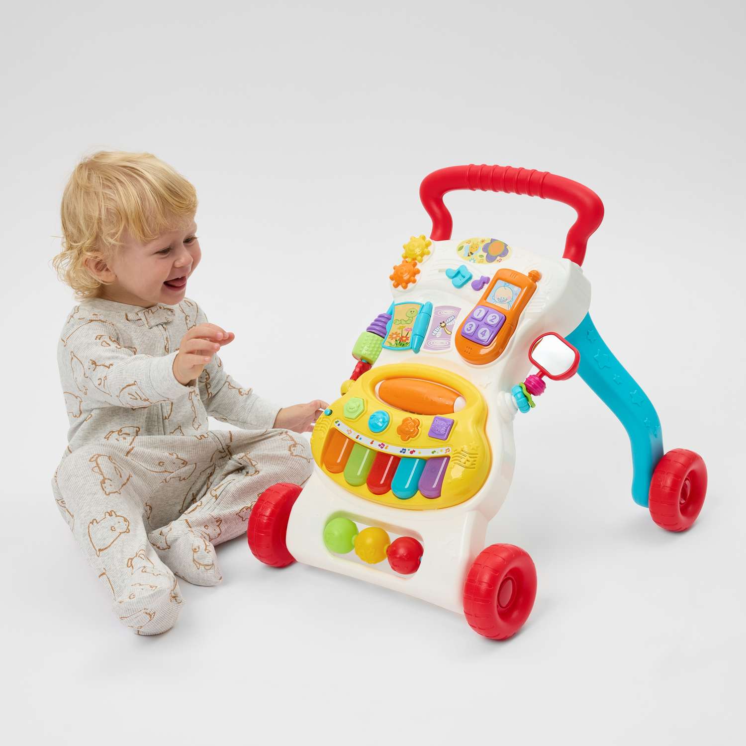Ходунки BabyGo Активити с ручкой - фото 4