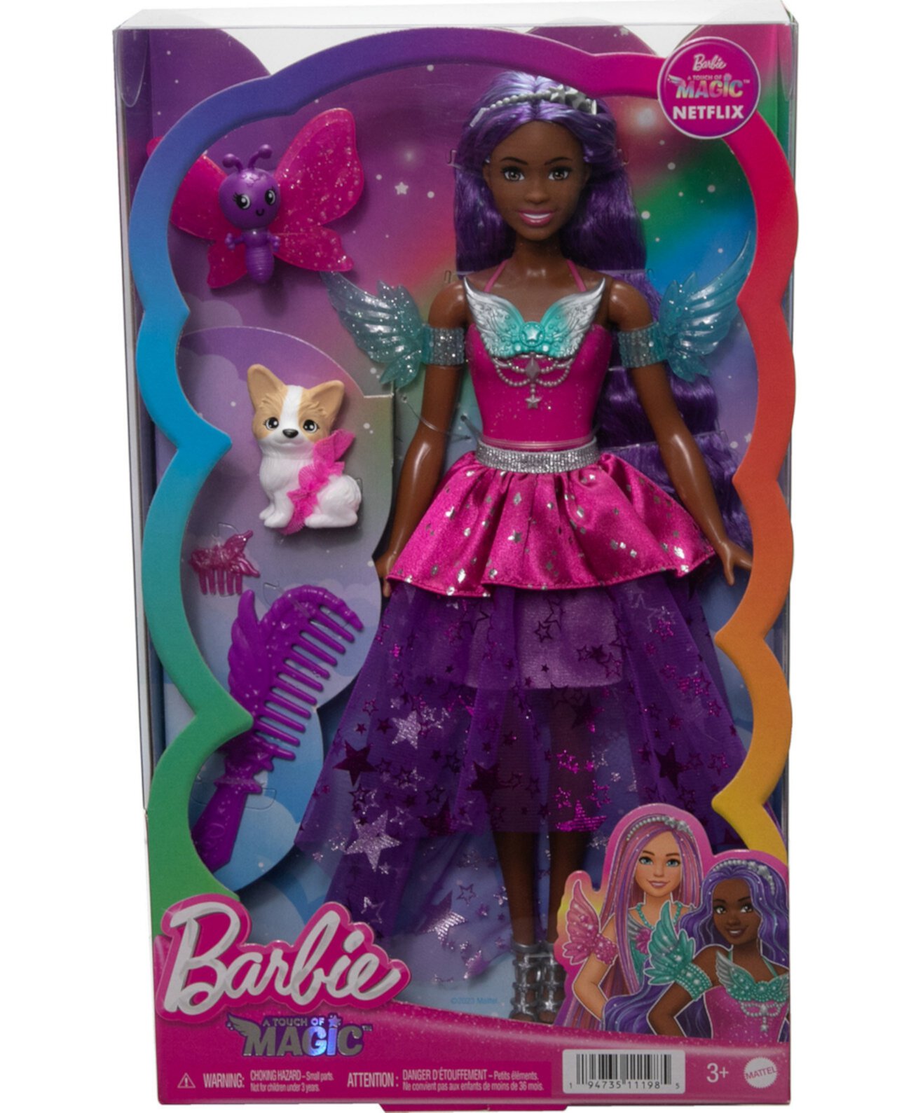 Кукла модельная Barbie A Hidden Magic Бруклин HLC33 - фото 6