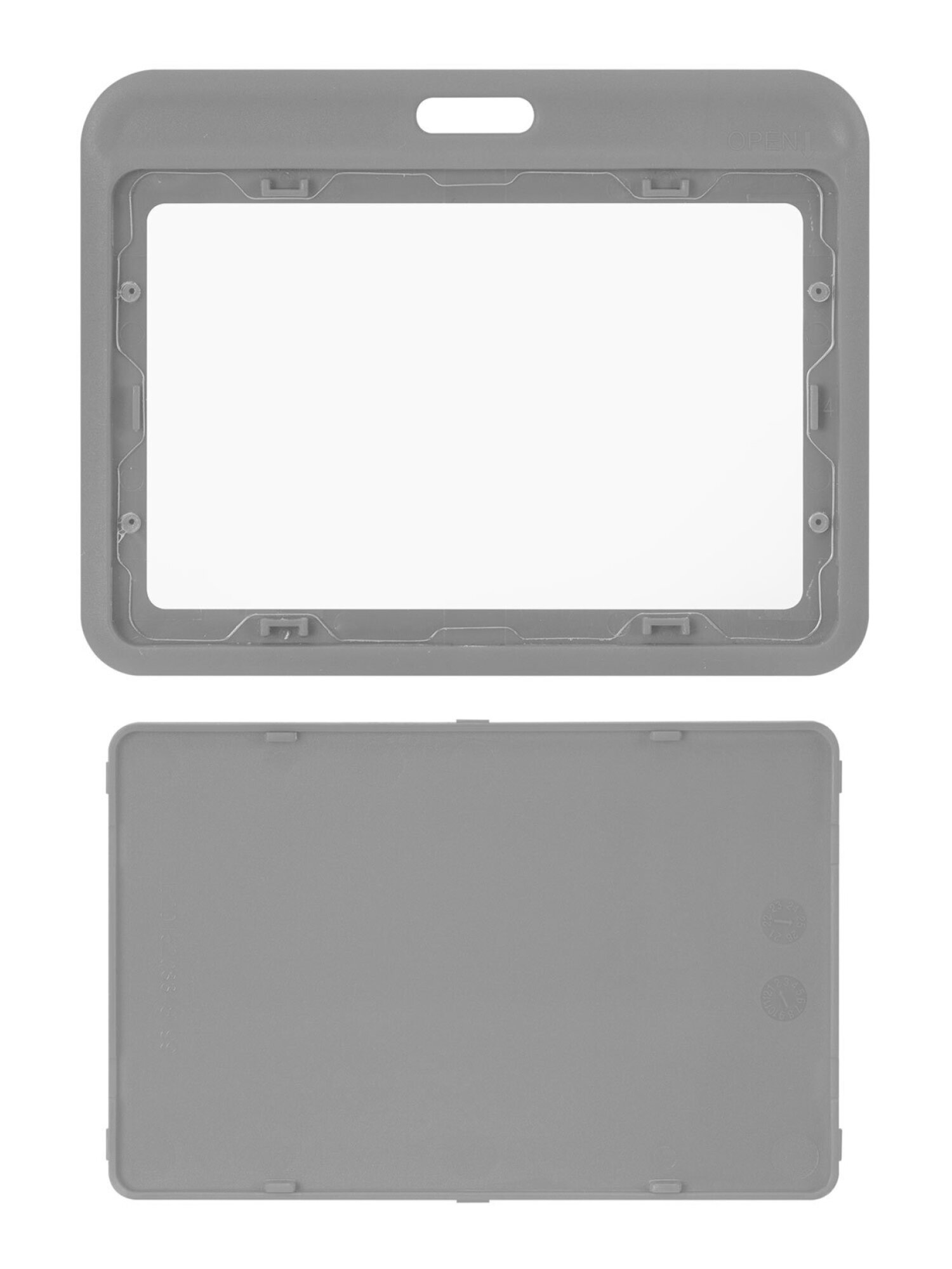 Бейдж Brauberg серый - фото 9