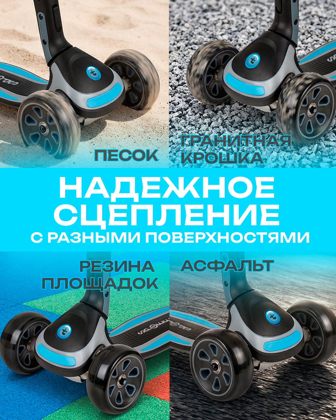 Самокат TopGear трехколесный - фото 10