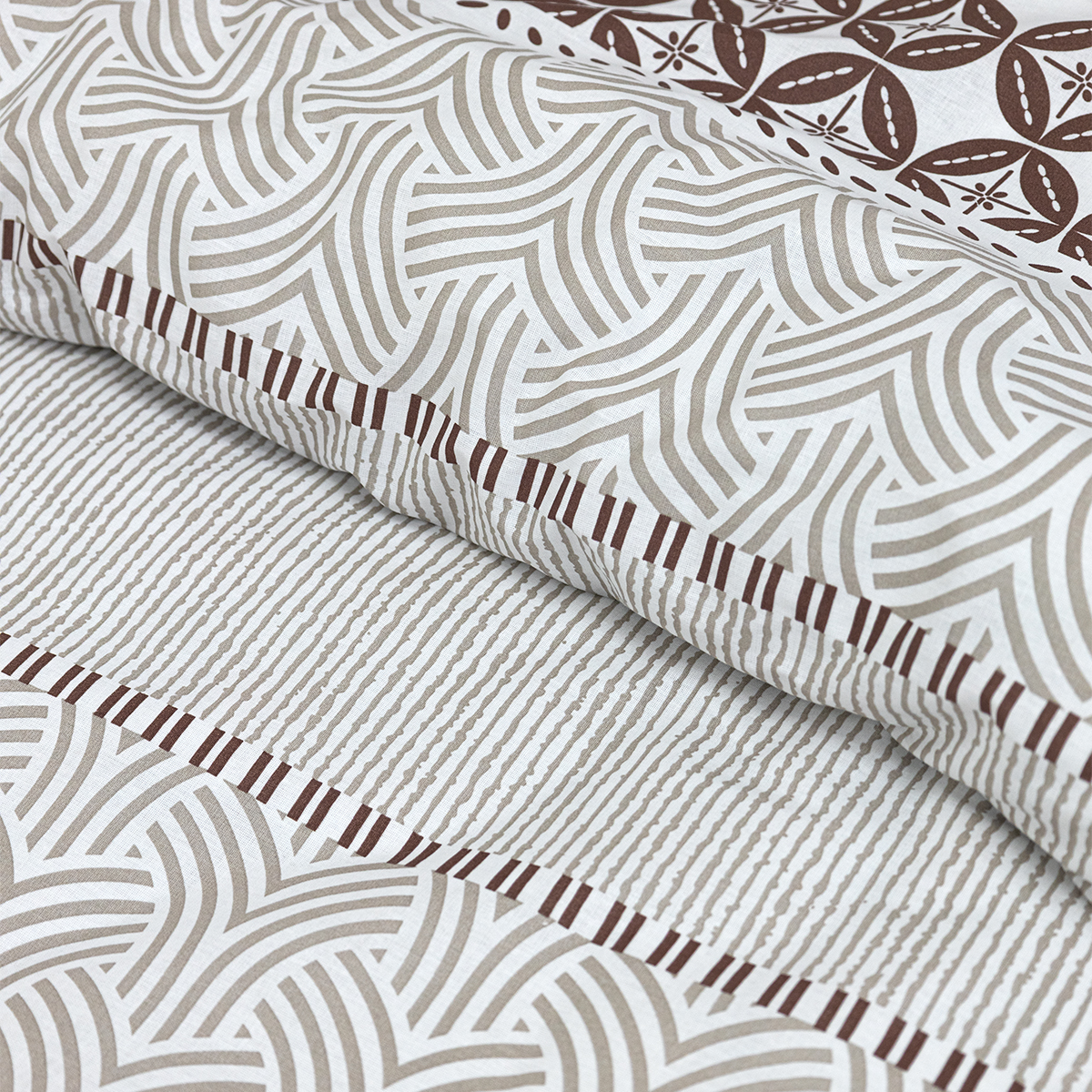 Комплект постельного белья BRAVO Кремат двуспальный 4 предм. - фото 8