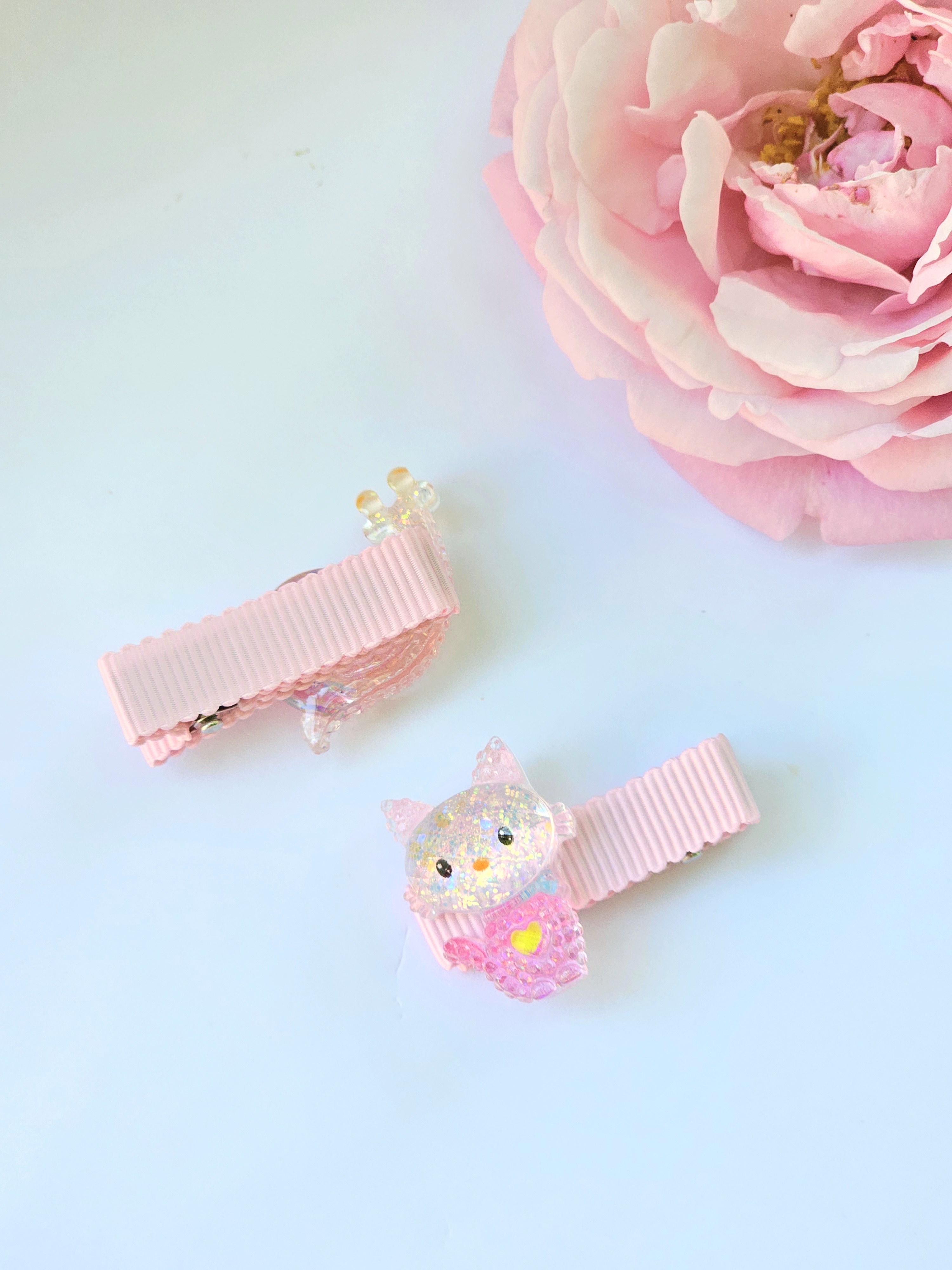 Набор заколок LOVE&BOW pink 5 pcs - фото 3
