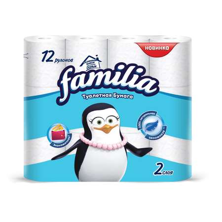 Туалетная бумага familia 12 шт.