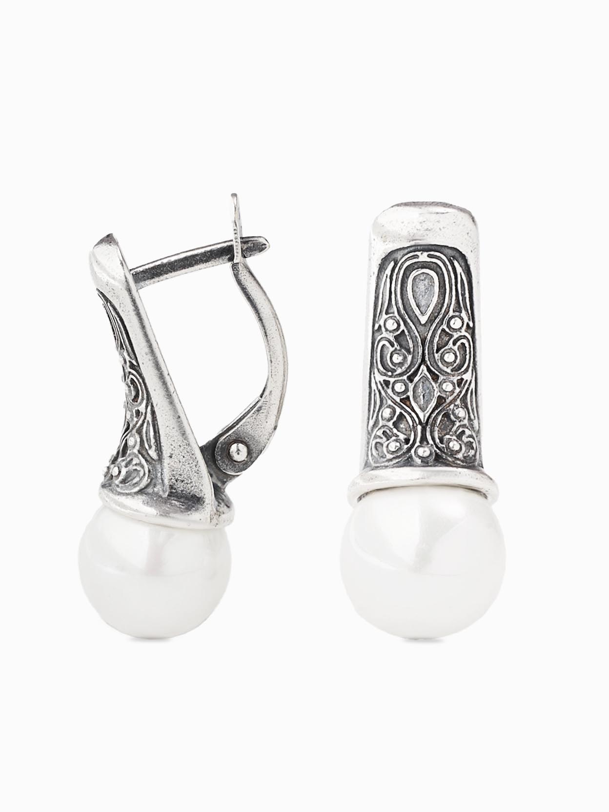 Серьги Shine and Beauty 80799-105-с-майоркабел - фото 4