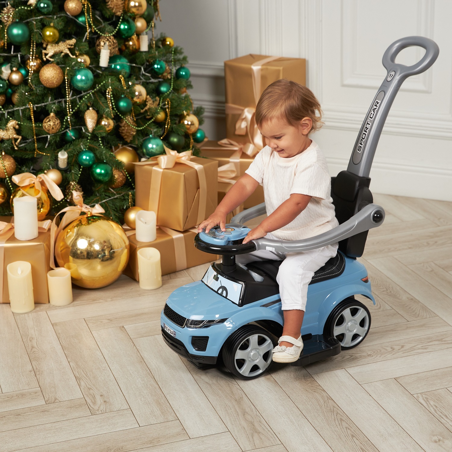 Пушкар BabyCare Sport car с ручкой - фото 15