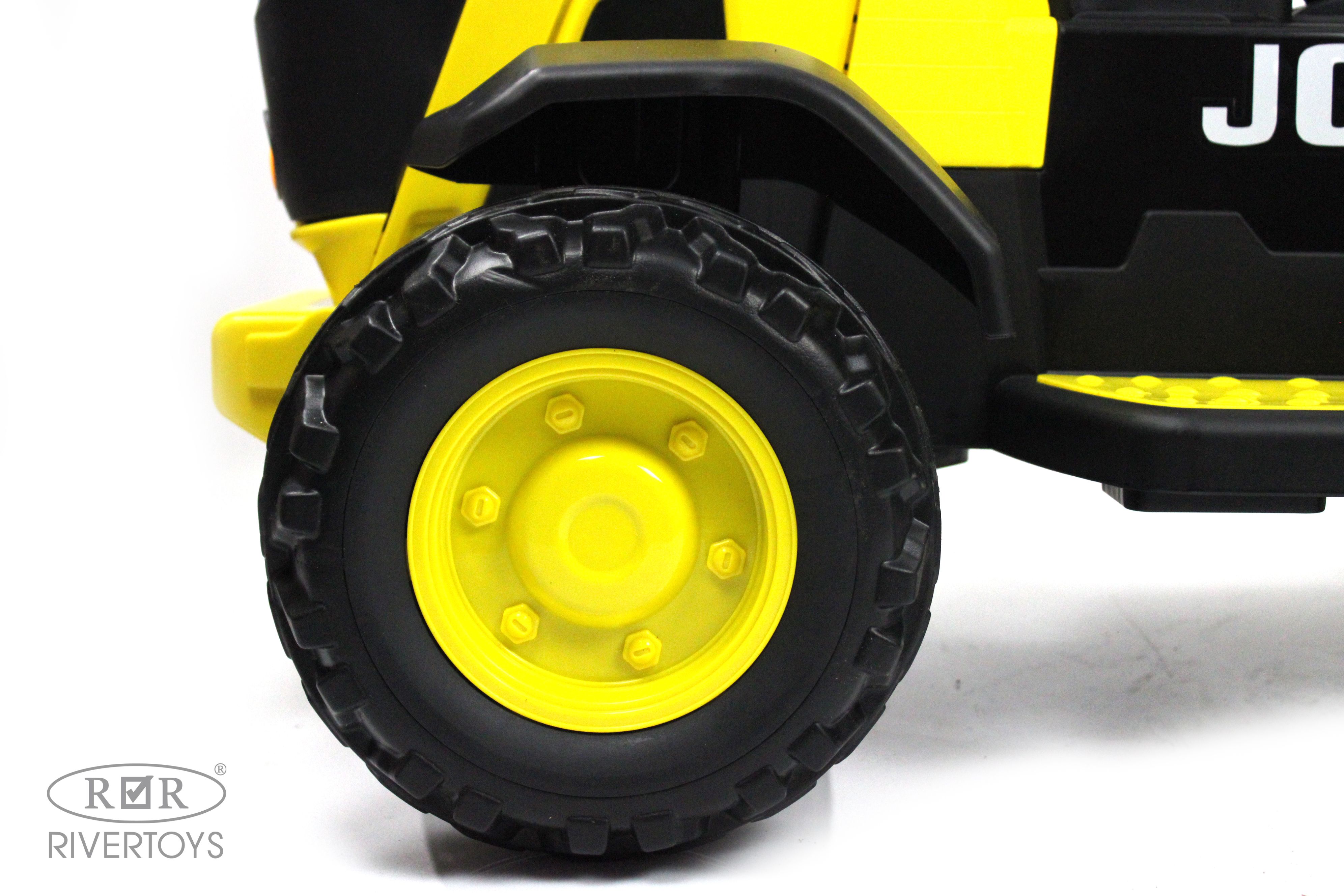 Электромобиль RIVERTOYS O555OO-YELLOW С пультом ДУ - фото 12
