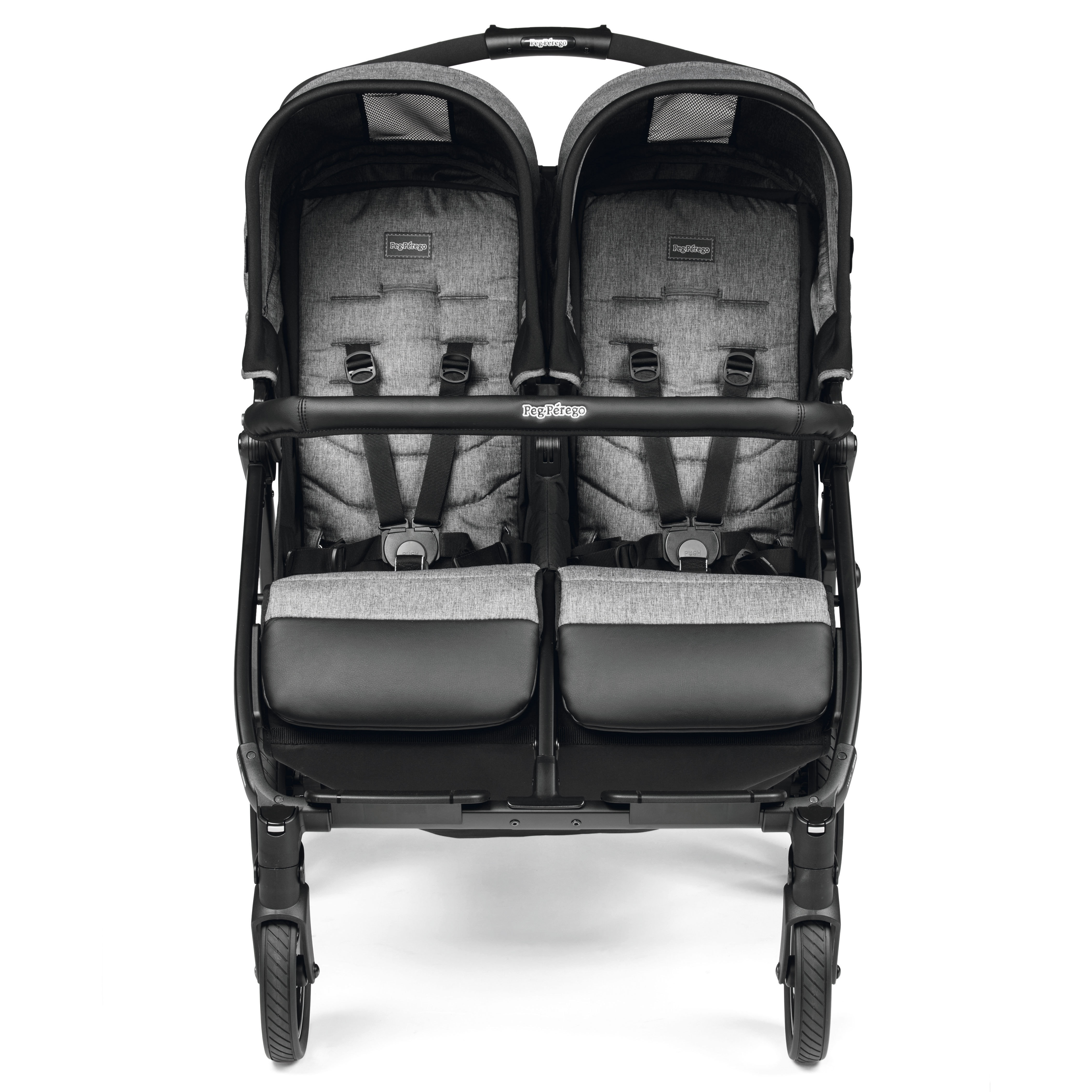 Коляска прогулочная для двойни Peg-Perego Book For Two Cinder - фото 5