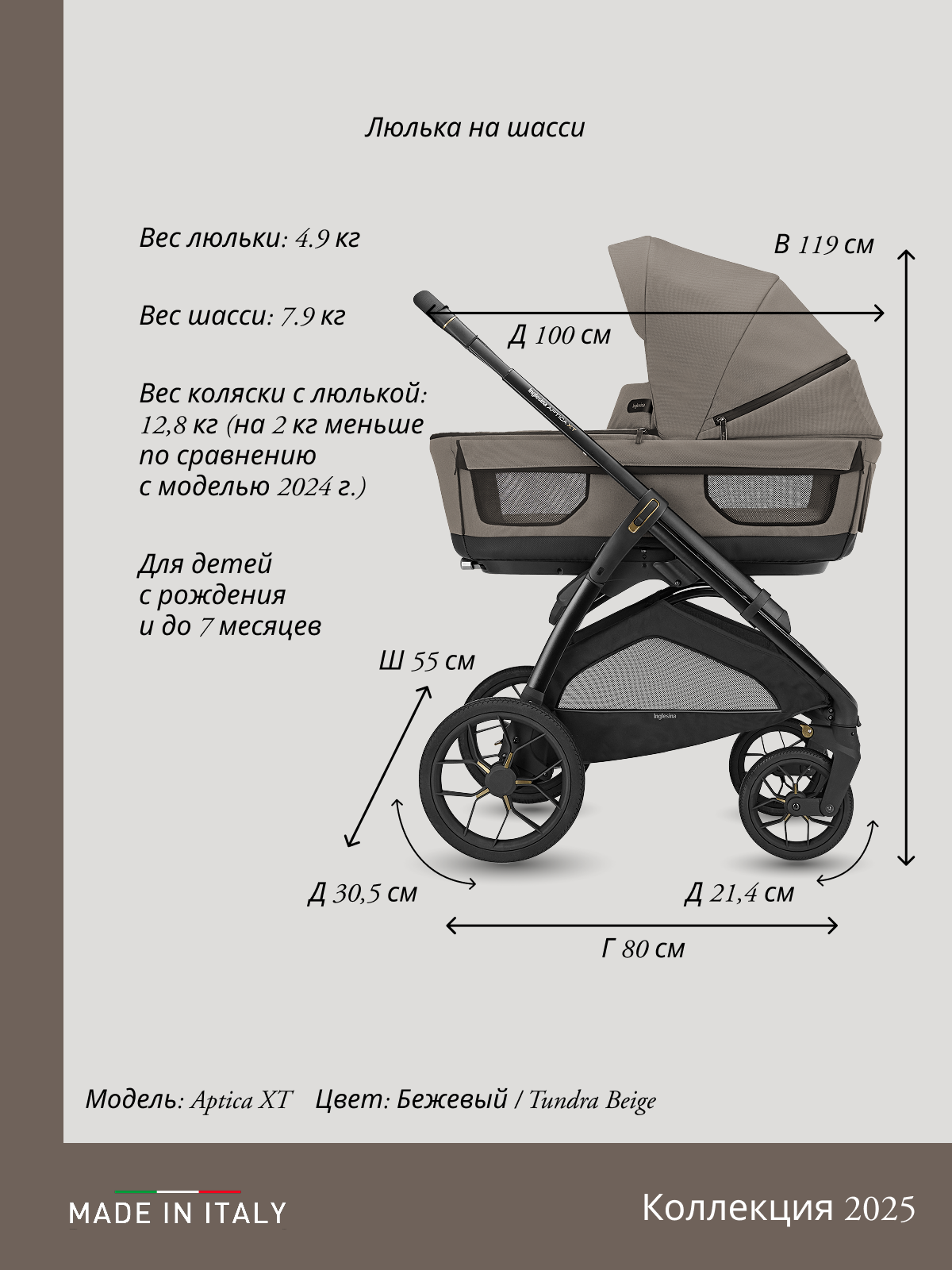 Коляска 3в1 Inglesina - фото 16
