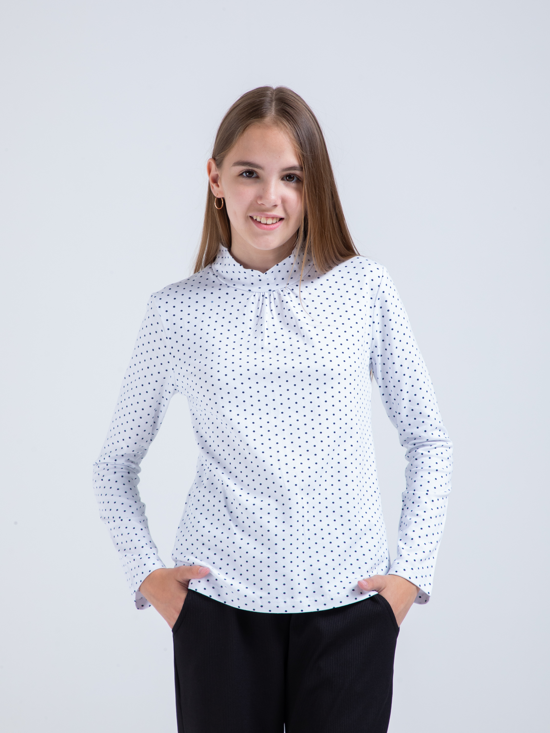 Водолазка STELLA MODA 15602_белый - фото 10
