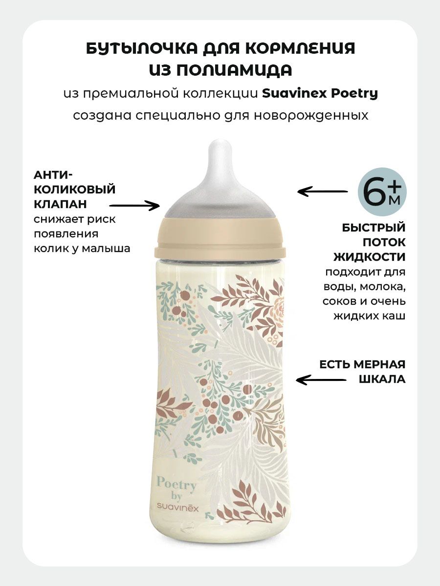 Бутылочка Suavinex 360 мл 1 шт. - фото 3