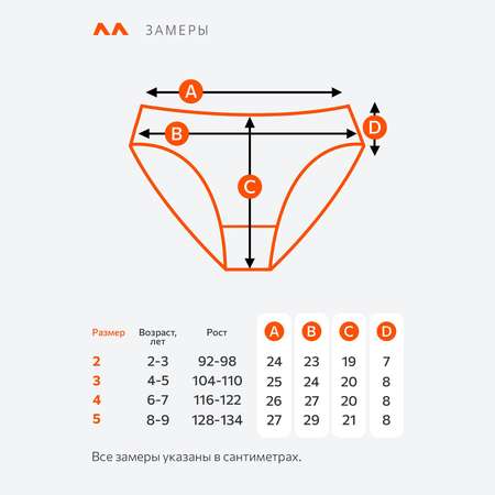 Трусы 5 шт HappyFox